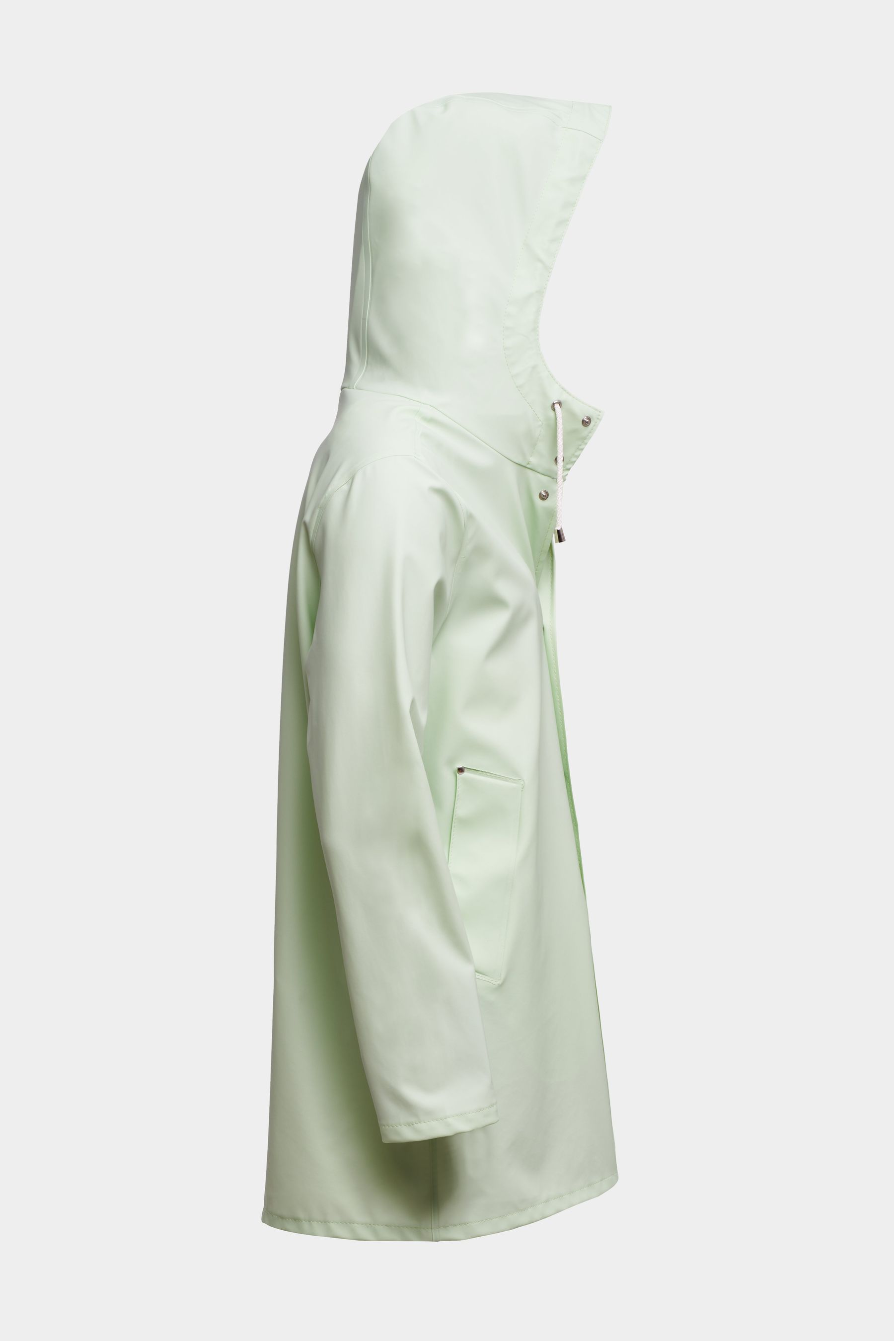 stutterheim stockholm lightweight raincoat seafoam green women jackets raincoats