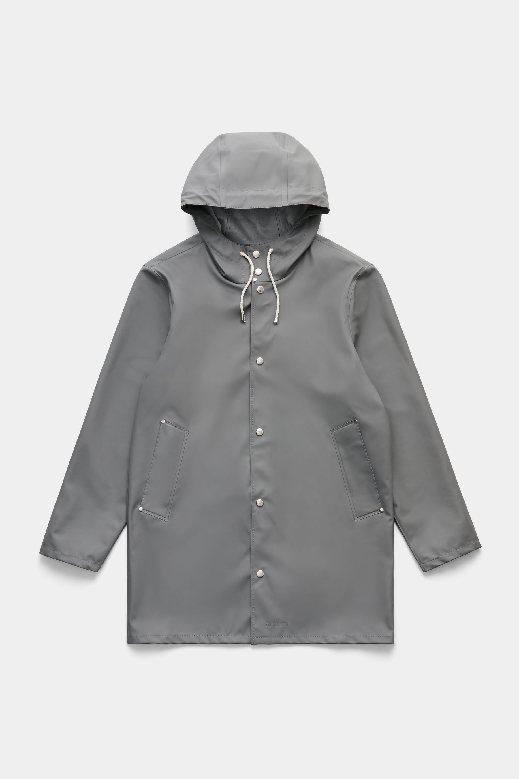 stutterheim stockholm lightweight raincoat grey women jackets raincoats