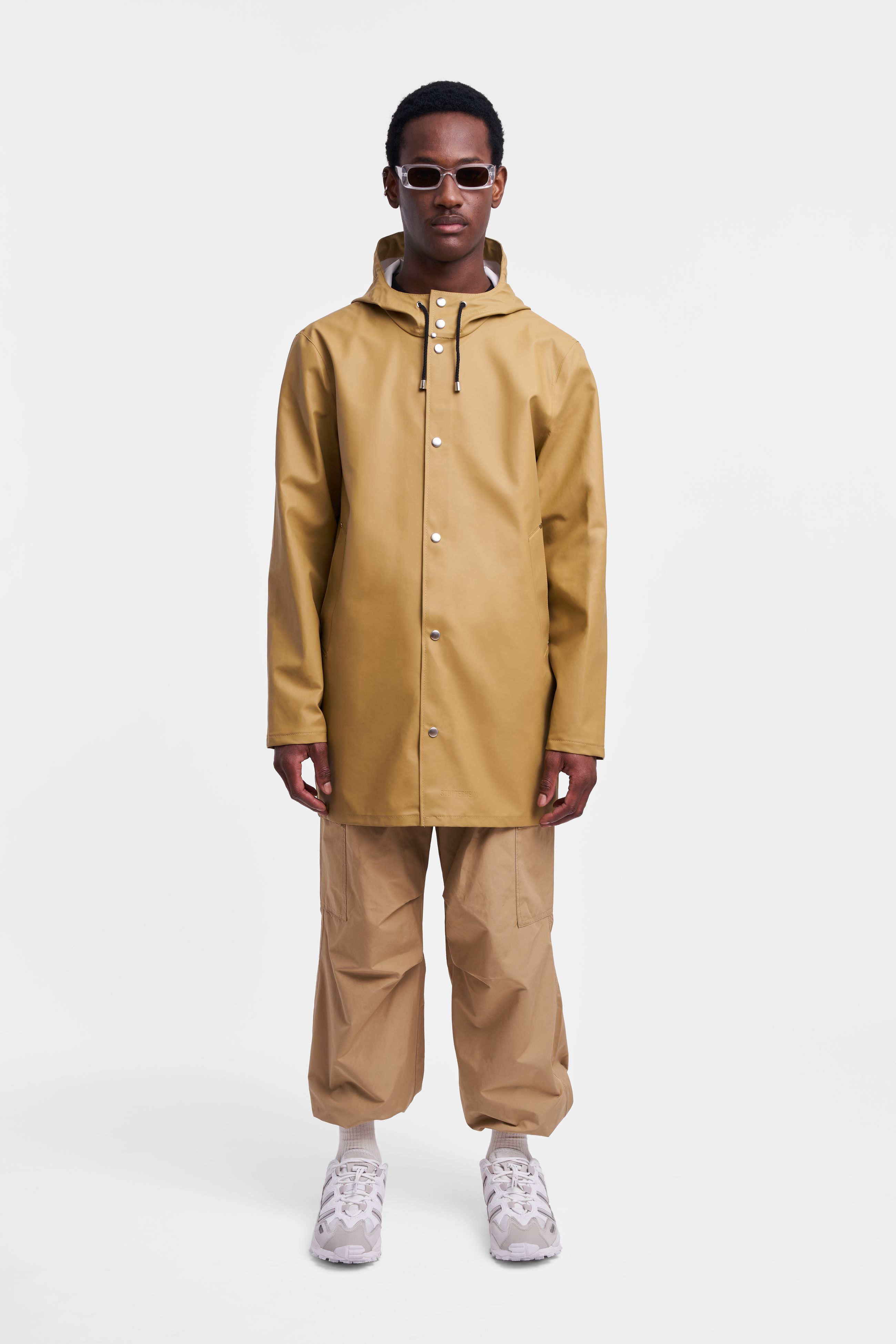 stutterheim stockholm lightweight raincoat sand men jackets raincoats