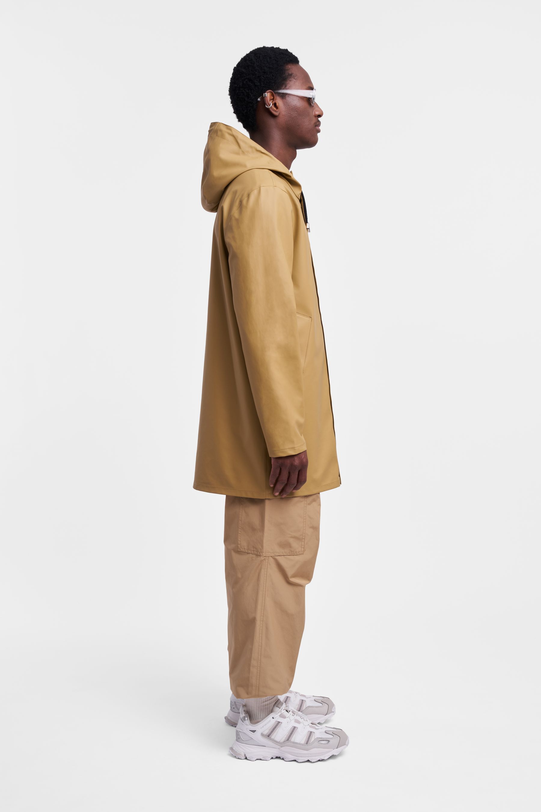 stutterheim stockholm lightweight raincoat sand men jackets raincoats