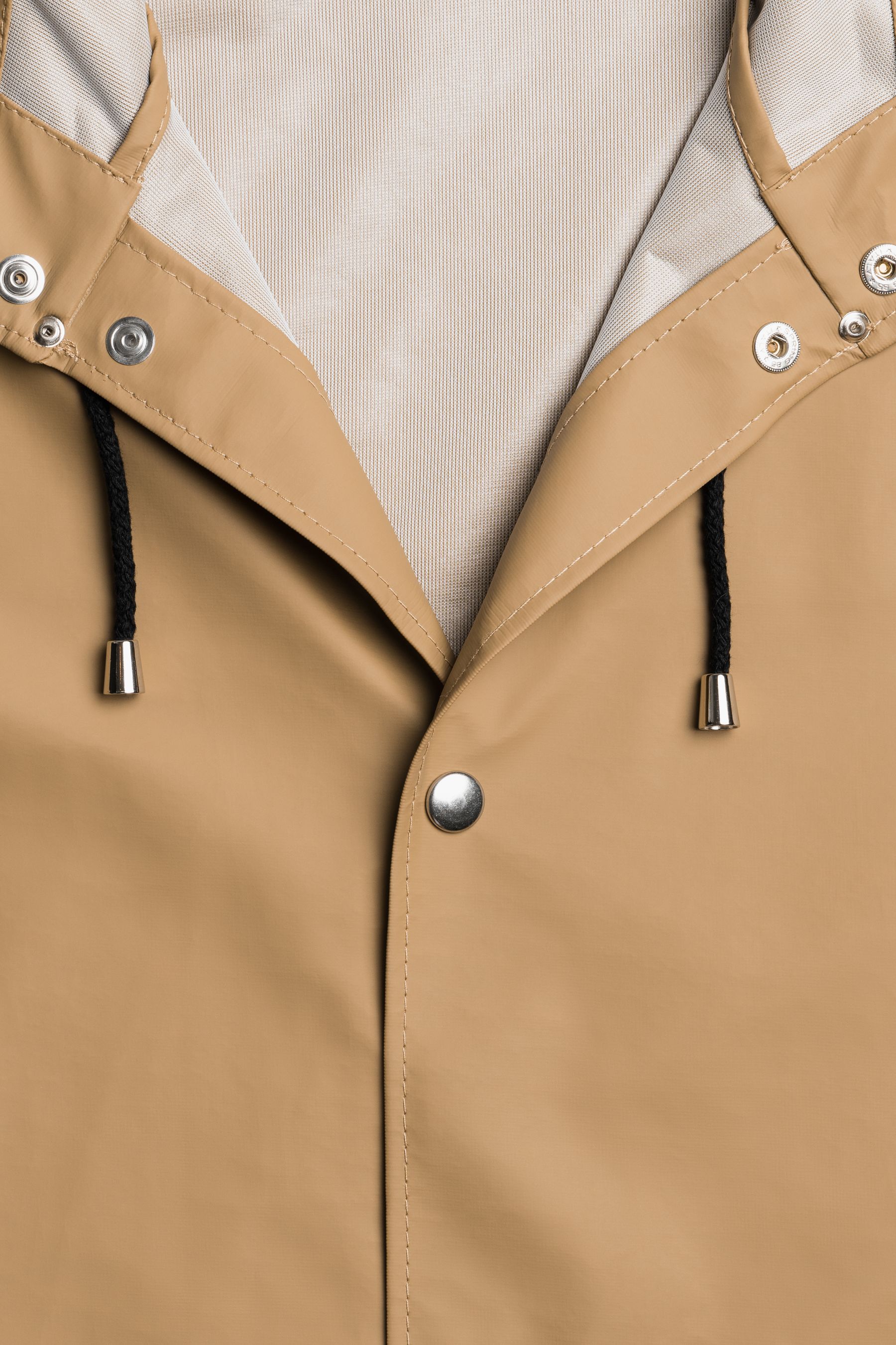 stutterheim stockholm lightweight raincoat sand men jackets raincoats