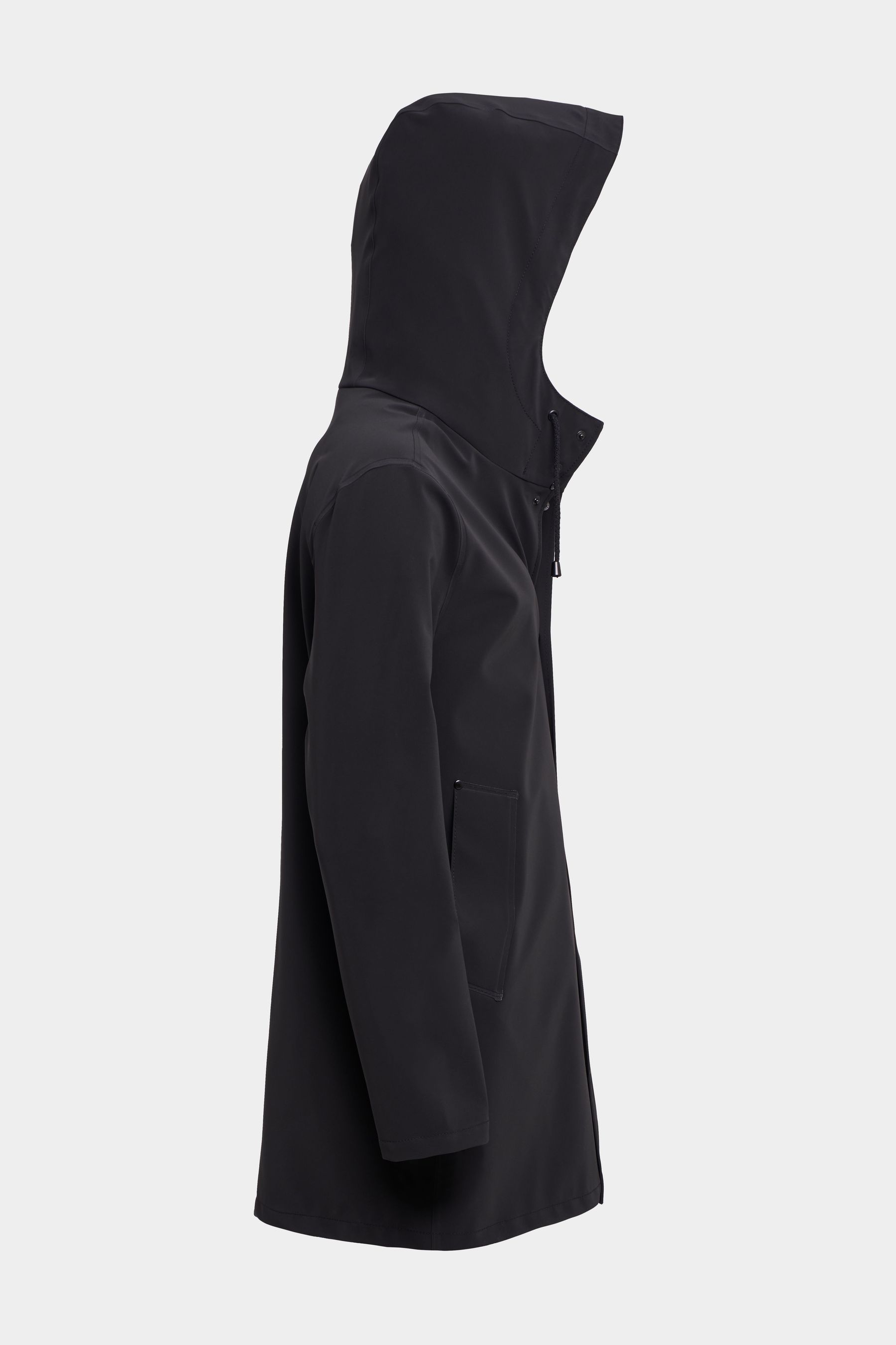 stutterheim stockholm lightweight matte raincoat black men jackets raincoats