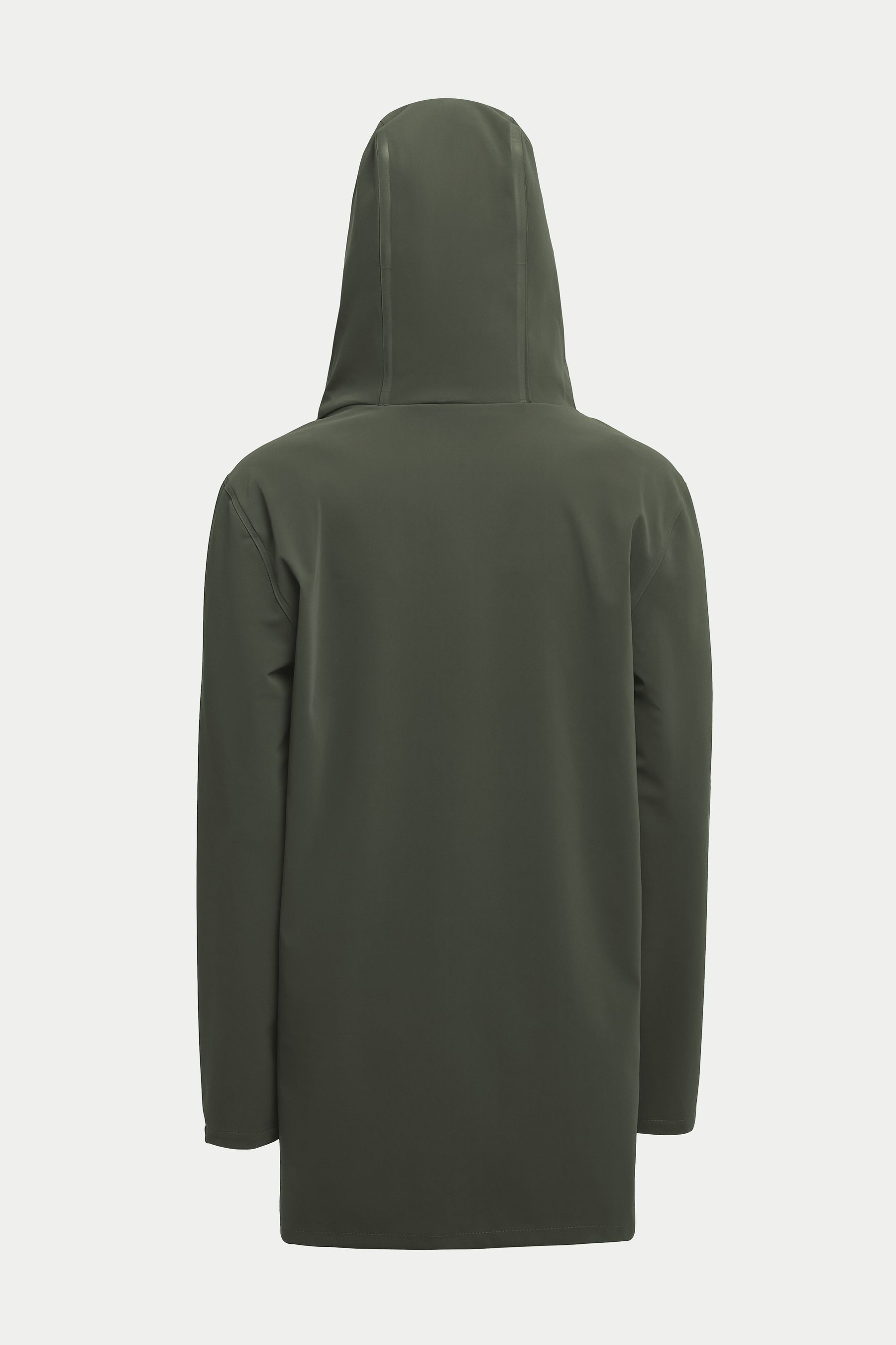 stutterheim stockholm lightweight matte raincoat dark green women jackets raincoats