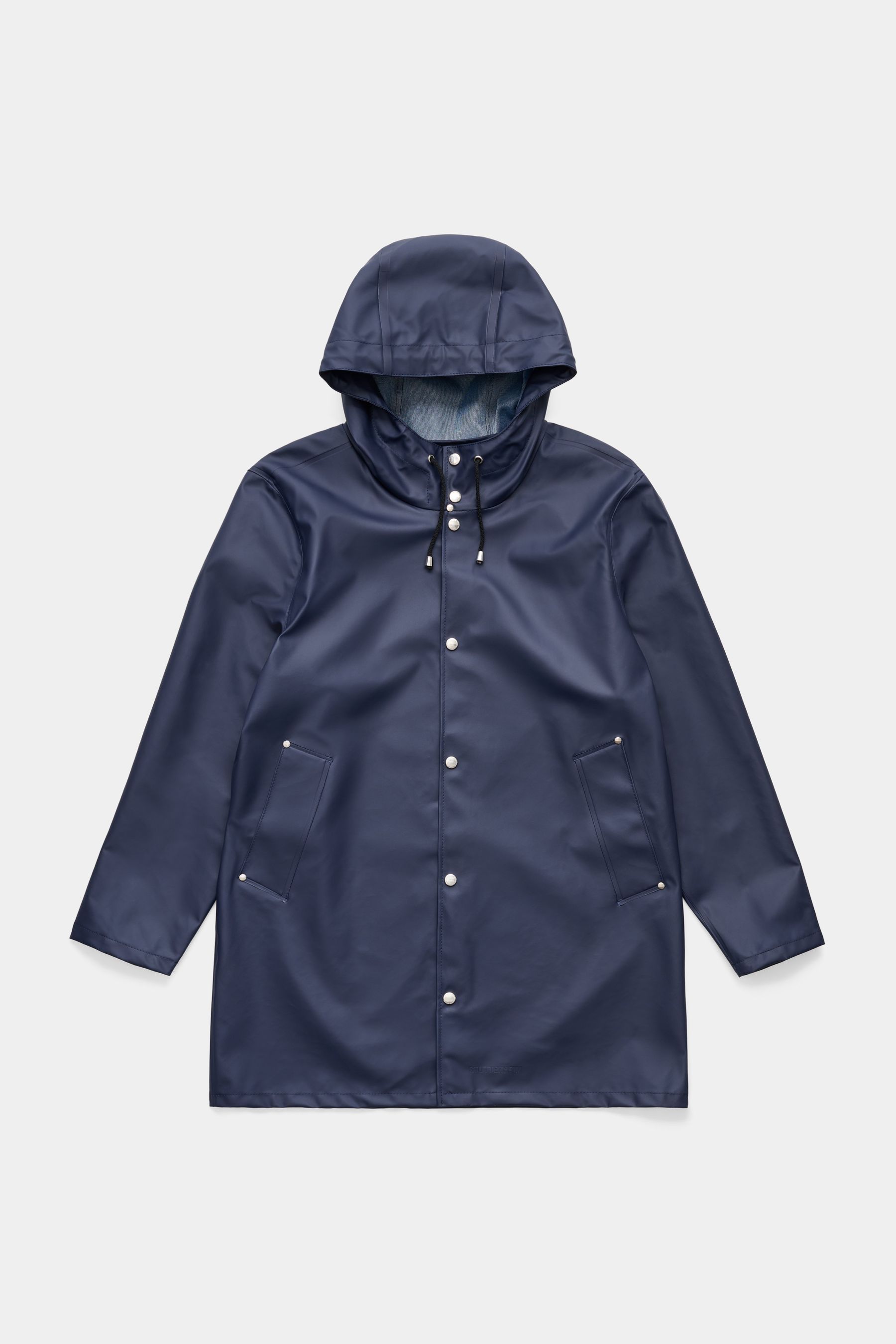 stutterheim stockholm lightweight raincoat navy women jackets raincoats