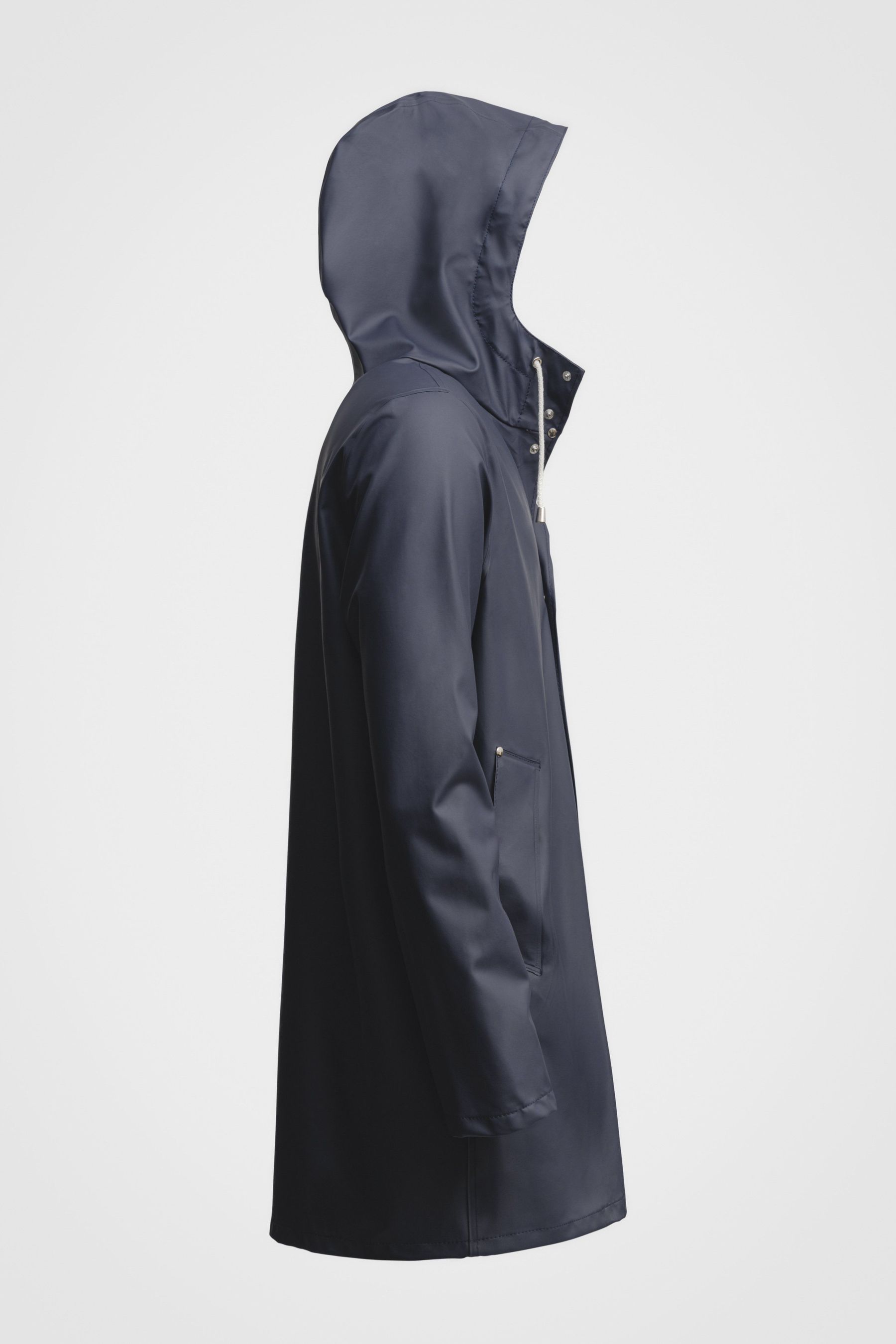 stutterheim stockholm lightweight raincoat navy women jackets raincoats