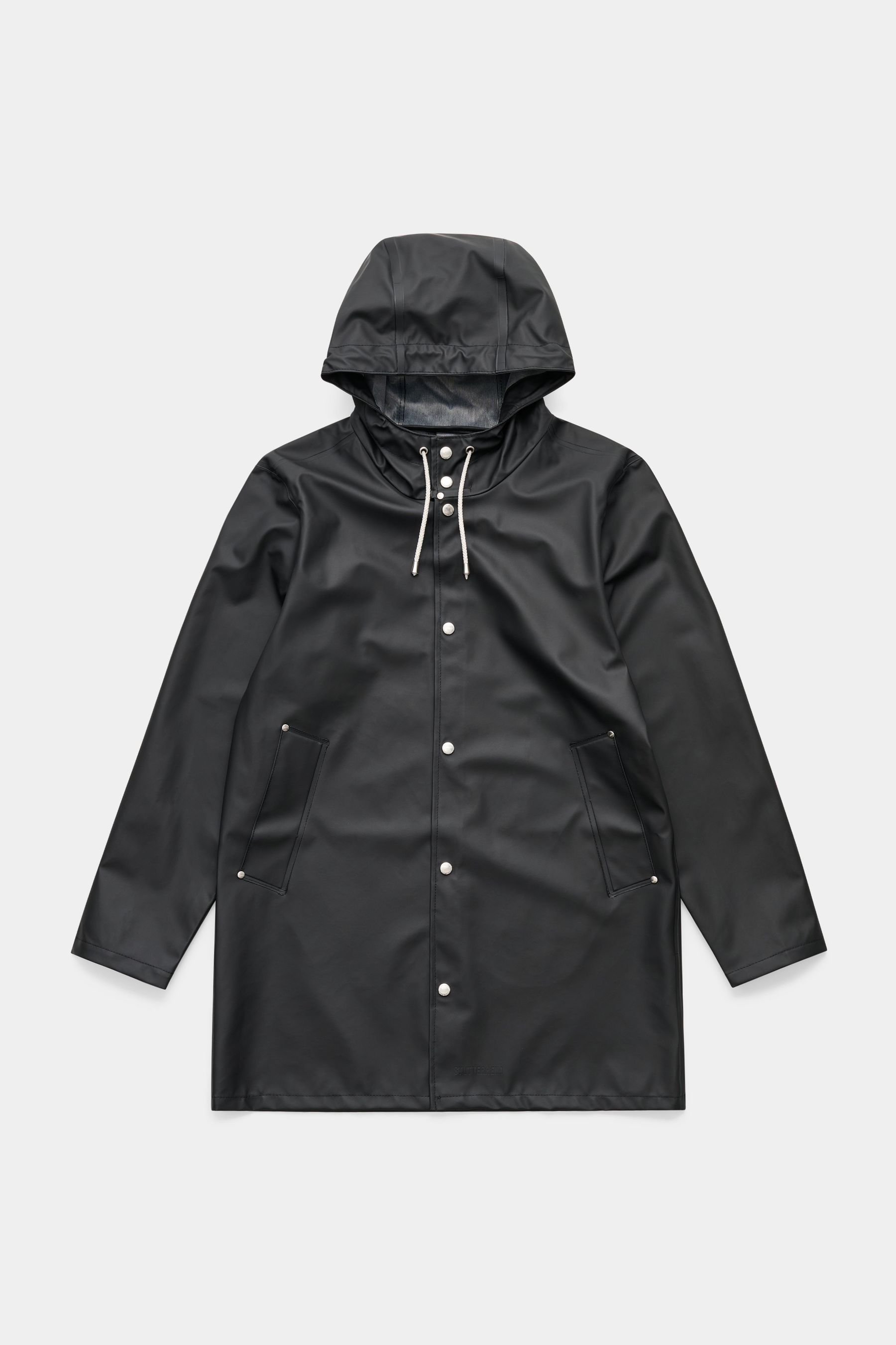 stutterheim stockholm lightweight raincoat black women jackets raincoats