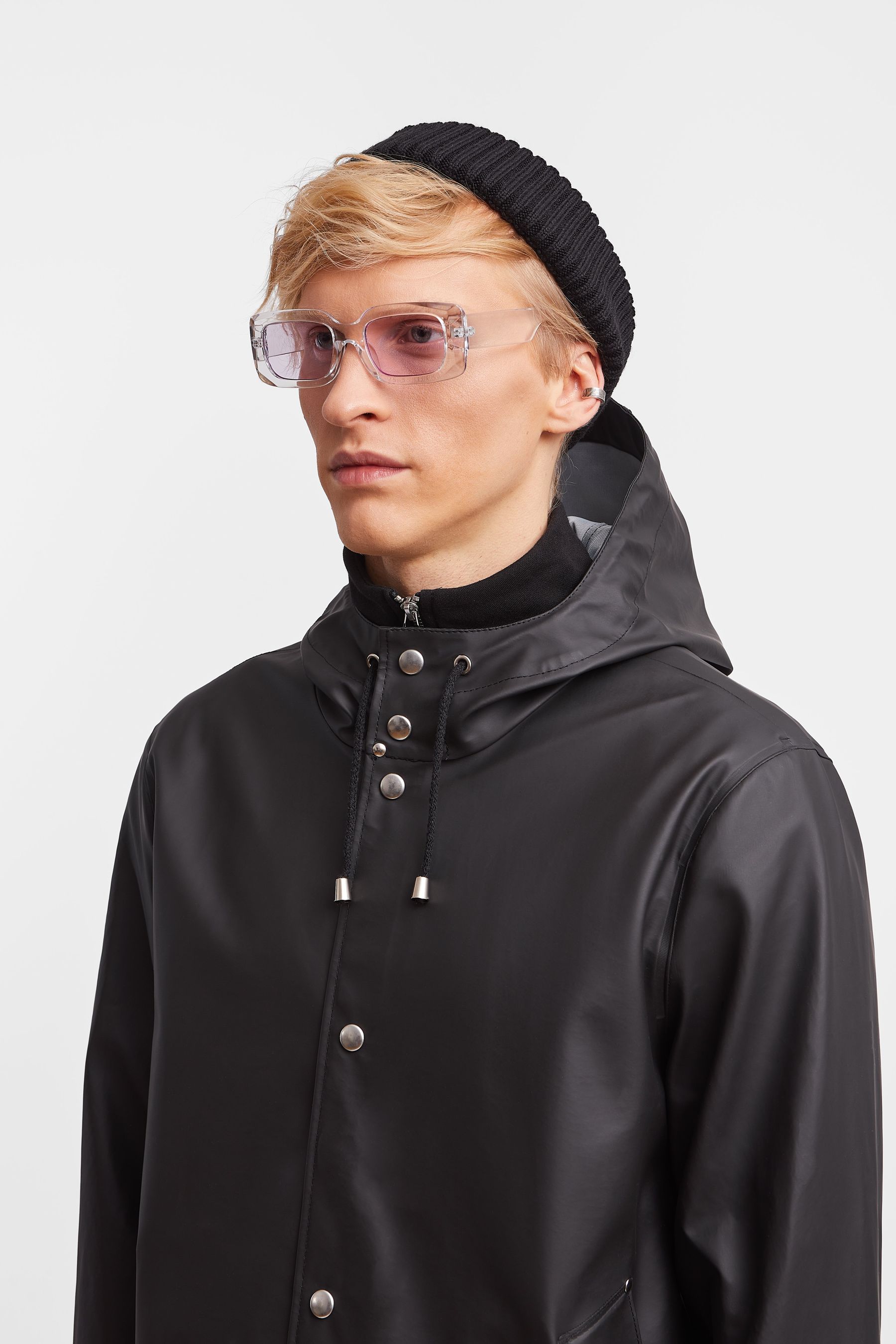 stutterheim stockholm lightweight raincoat black women jackets raincoats