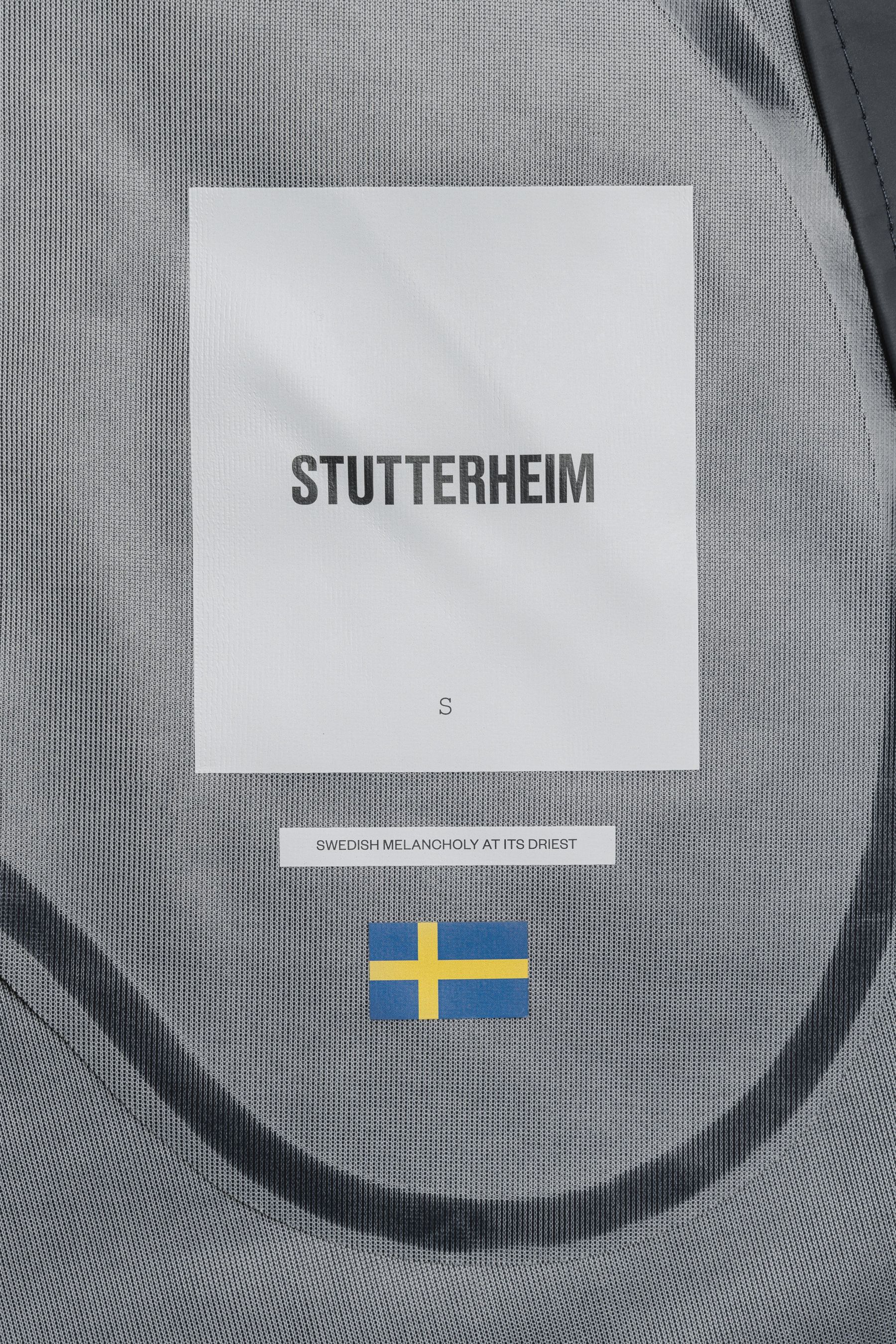 stutterheim stockholm lightweight raincoat charcoal women jackets raincoats