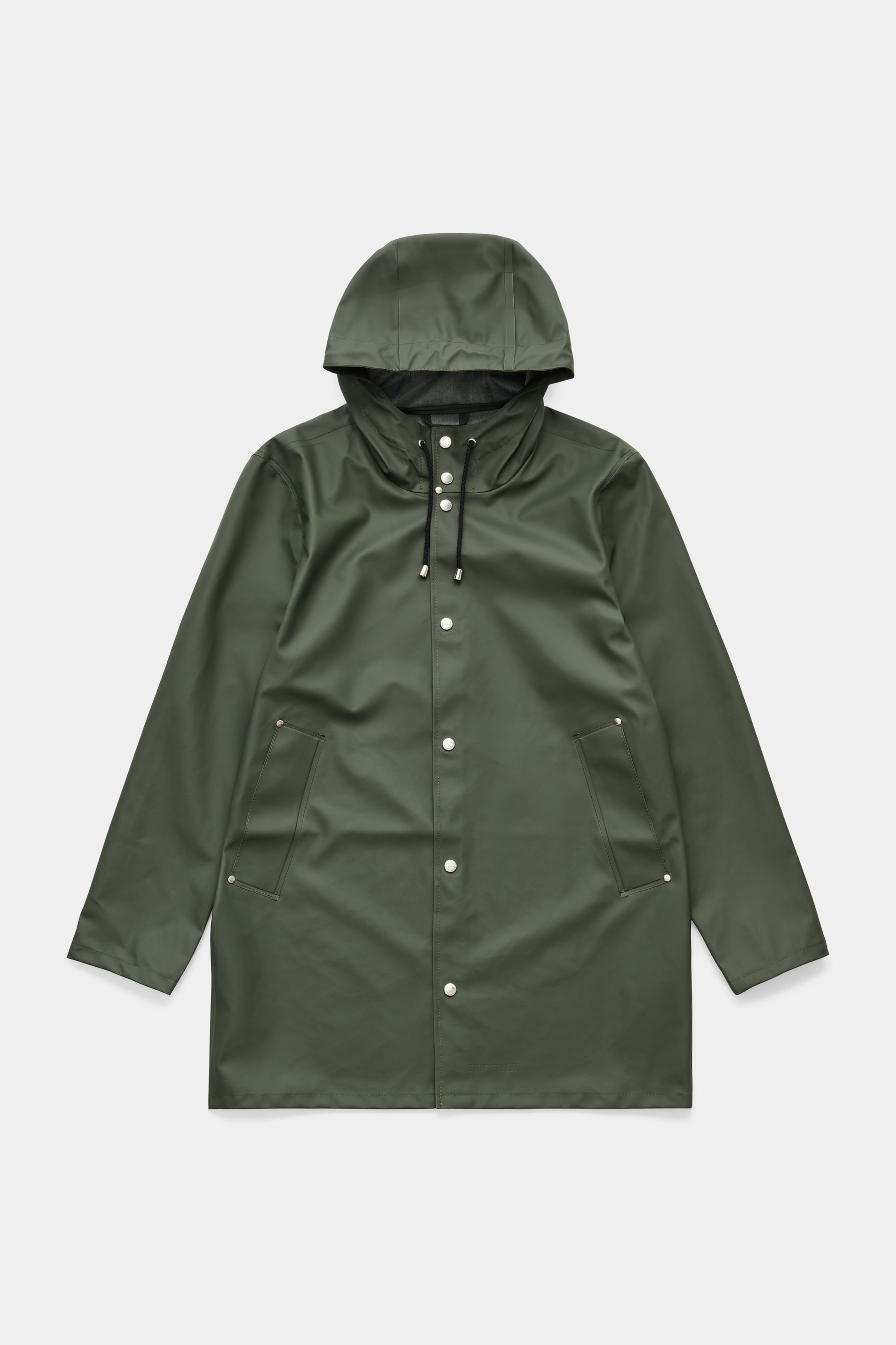 stutterheim stockholm lightweight raincoat green women jackets raincoats