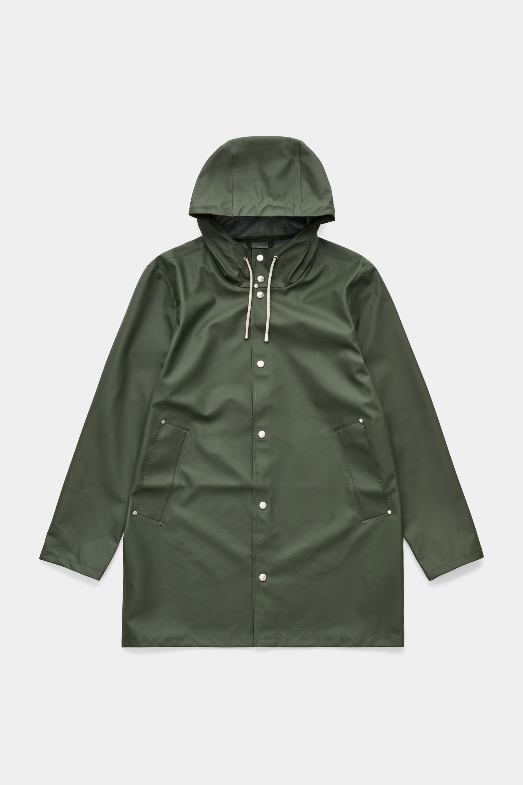 stutterheim stockholm lightweight raincoat green women jackets raincoats
