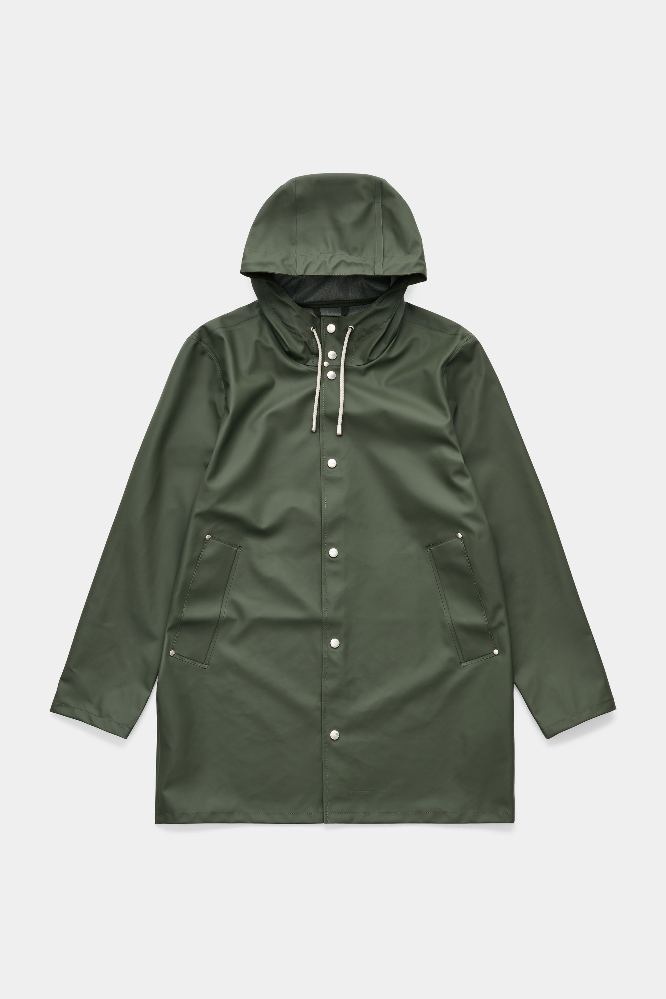 stutterheim stockholm lightweight raincoat green women jackets raincoats