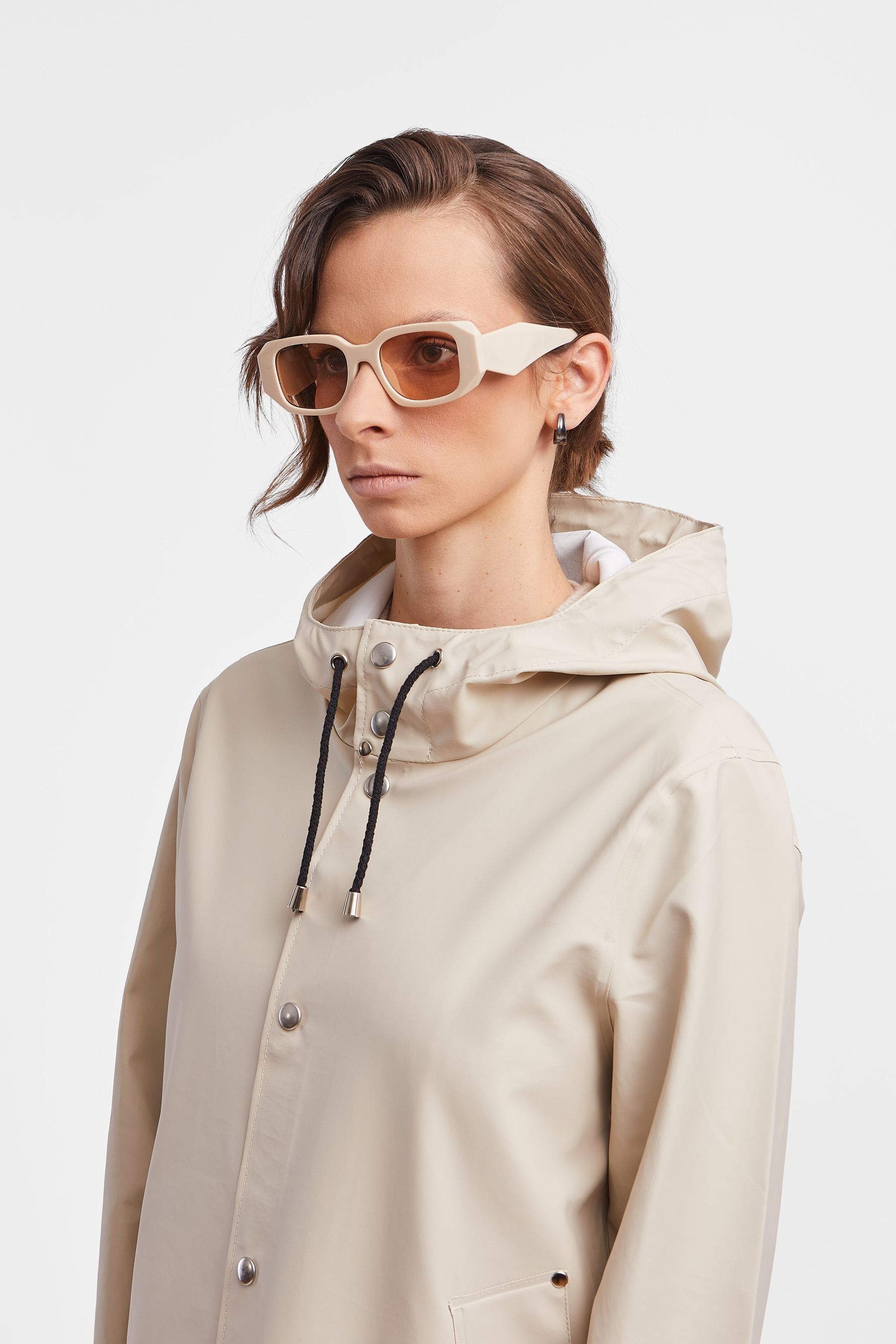 stutterheim stockholm lightweight raincoat oyster women jackets raincoats