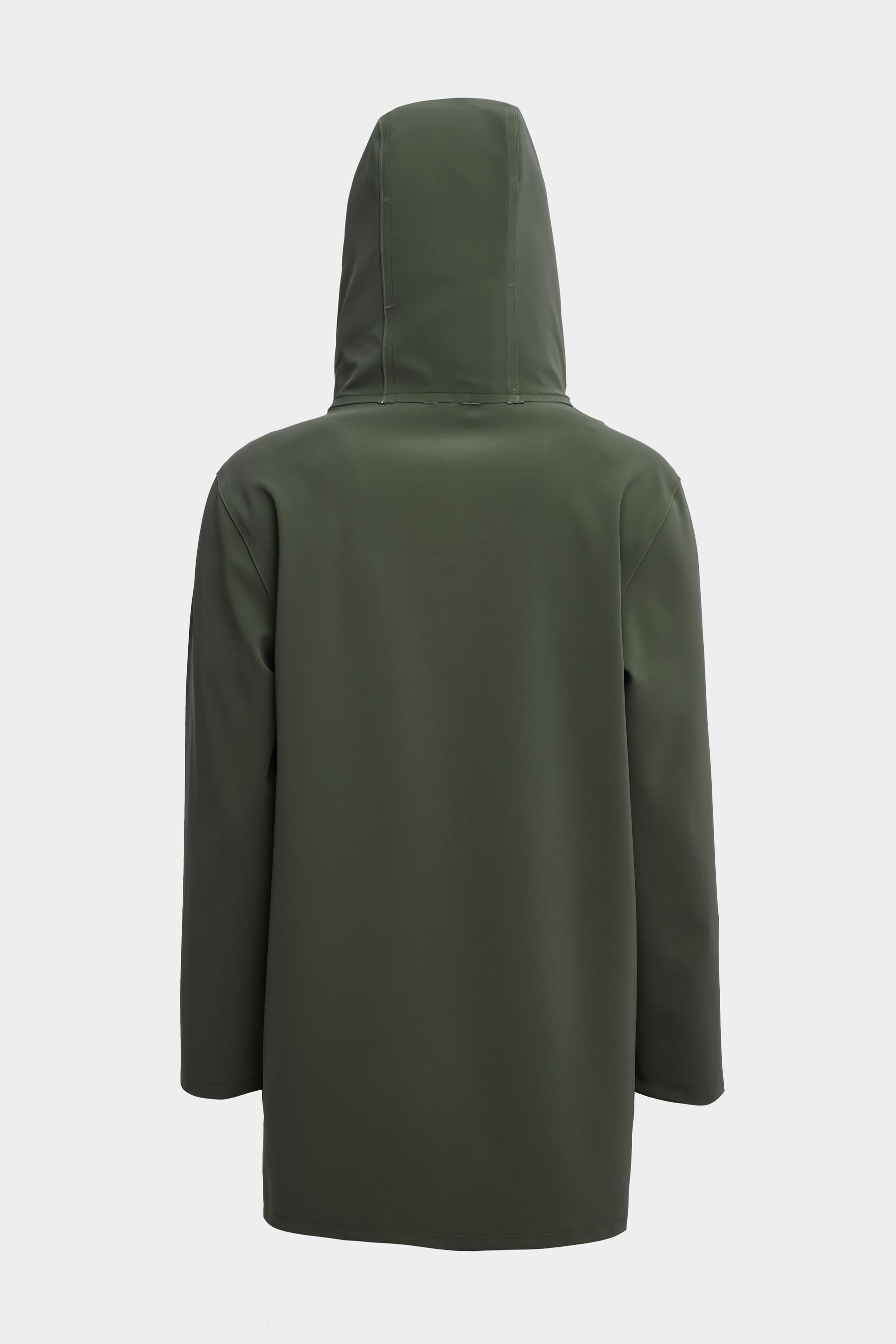 stutterheim stockholm lightweight matte raincoat green women jackets raincoats