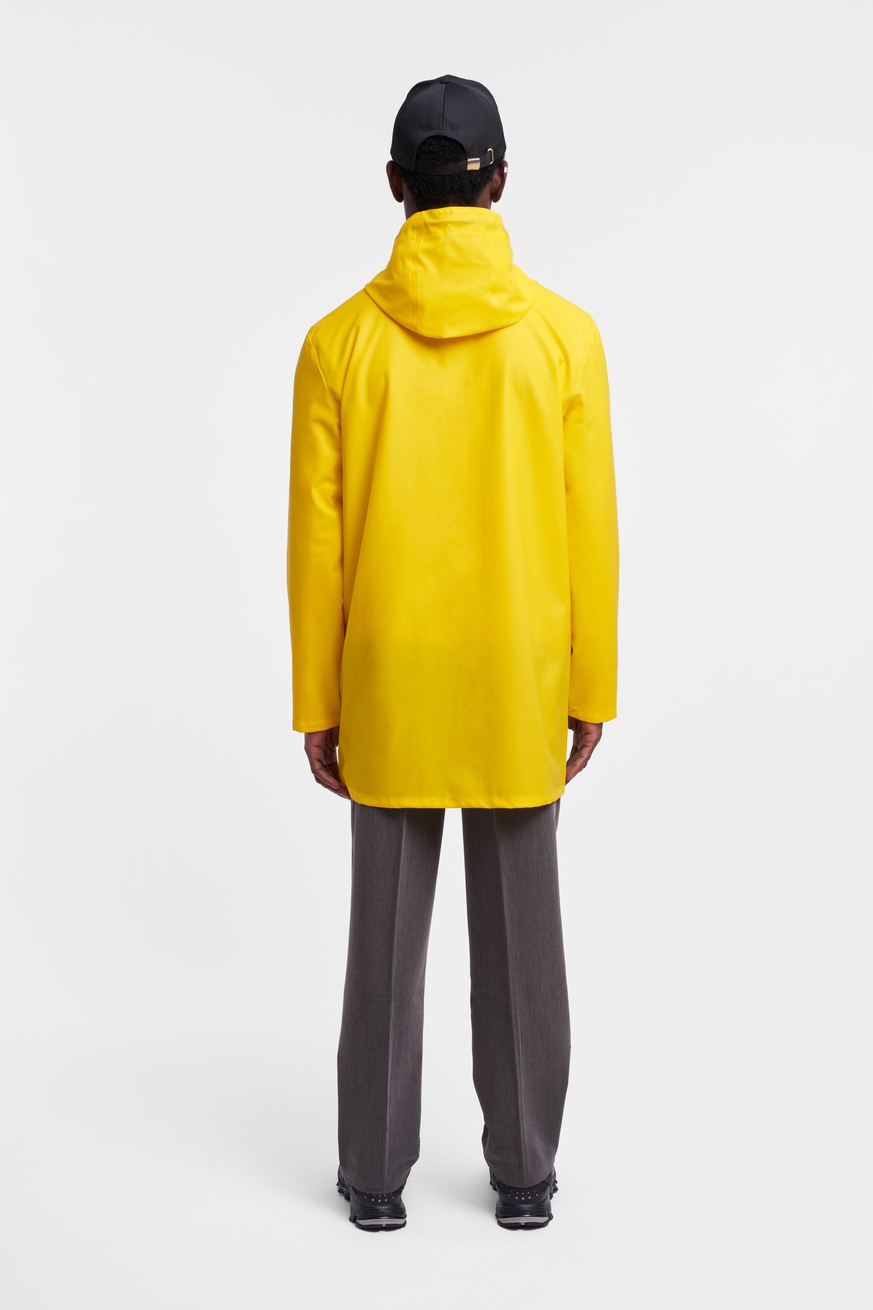 stutterheim stockholm lightweight raincoat yellow women jackets raincoats