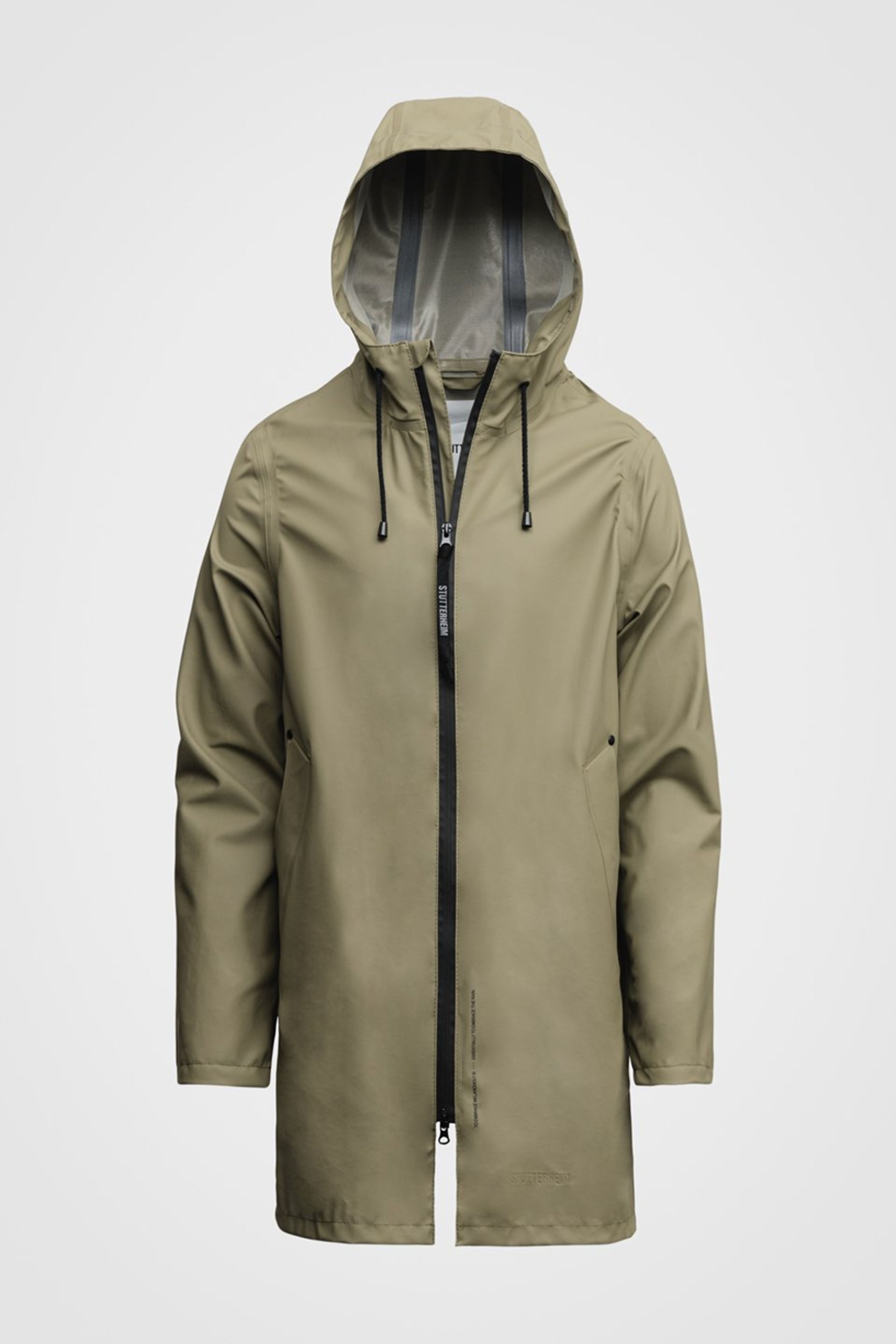 stutterheim stockholm lightwight zip aloe men jackets raincoats