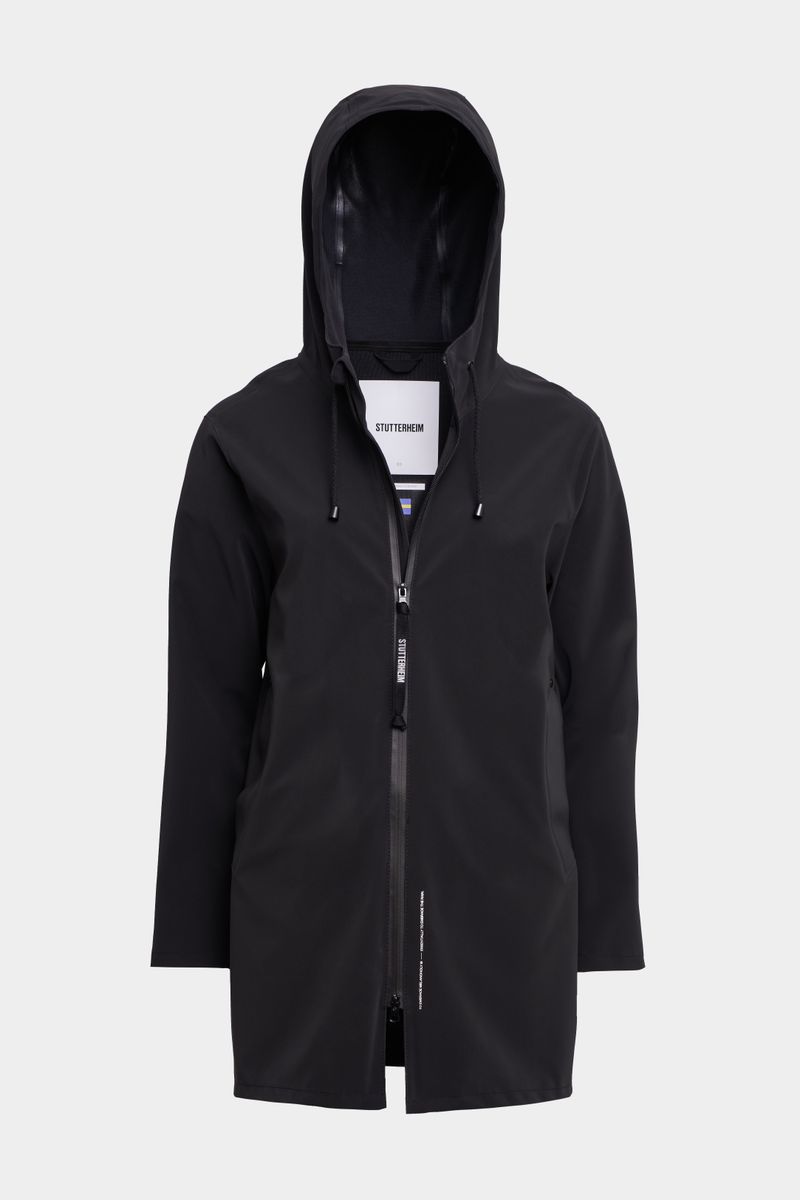Stutterheim Stockholm Lightweight Matte Zip Raincoat