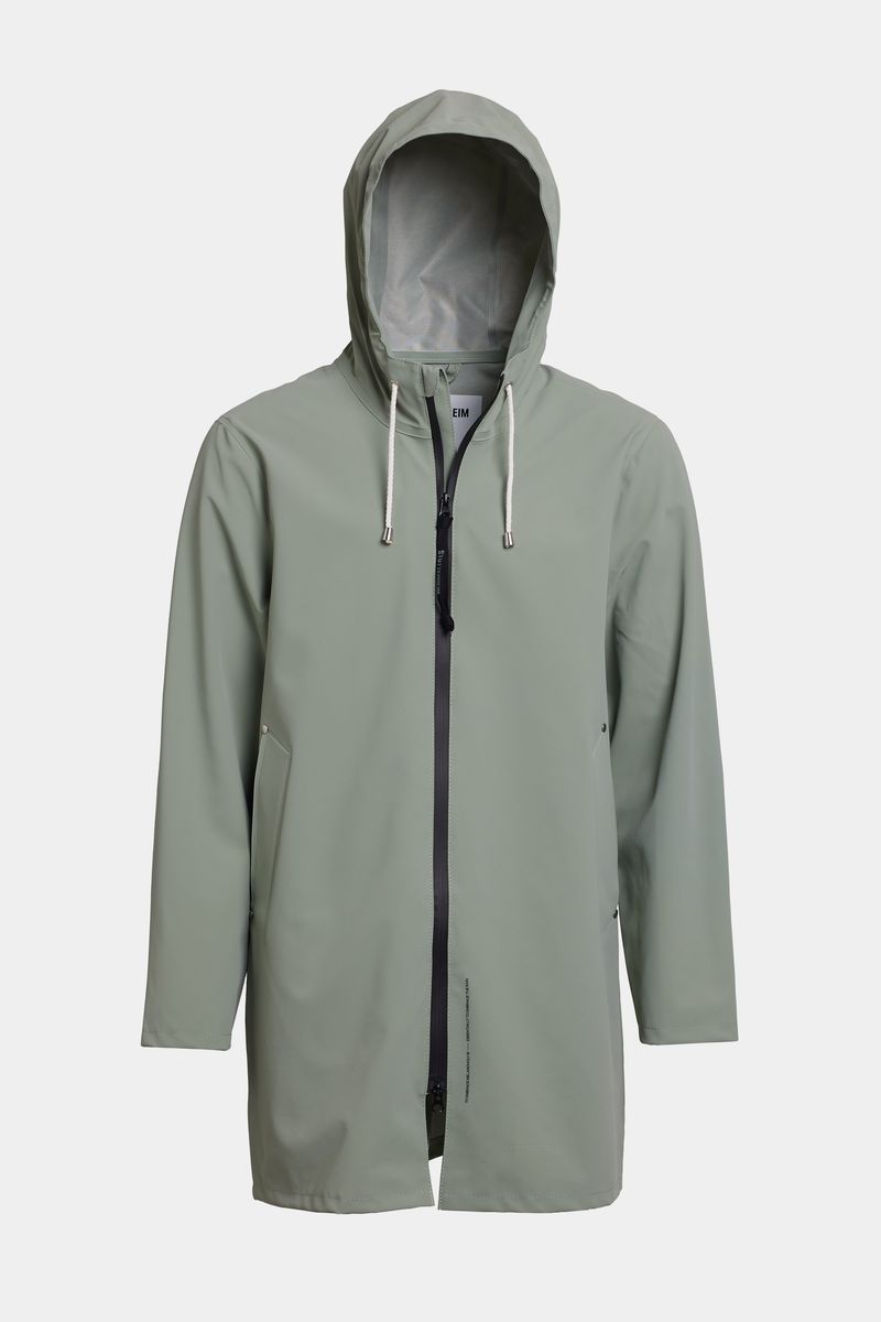 Stutterheim Stockholm Lightweight Zip Matte Raincoat