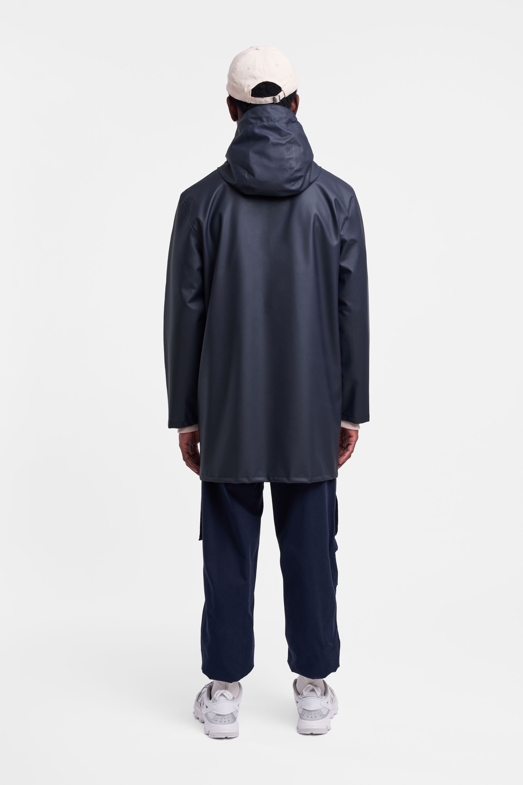 stutterheim stockholm lightweight zip raincoat navy men jackets raincoats