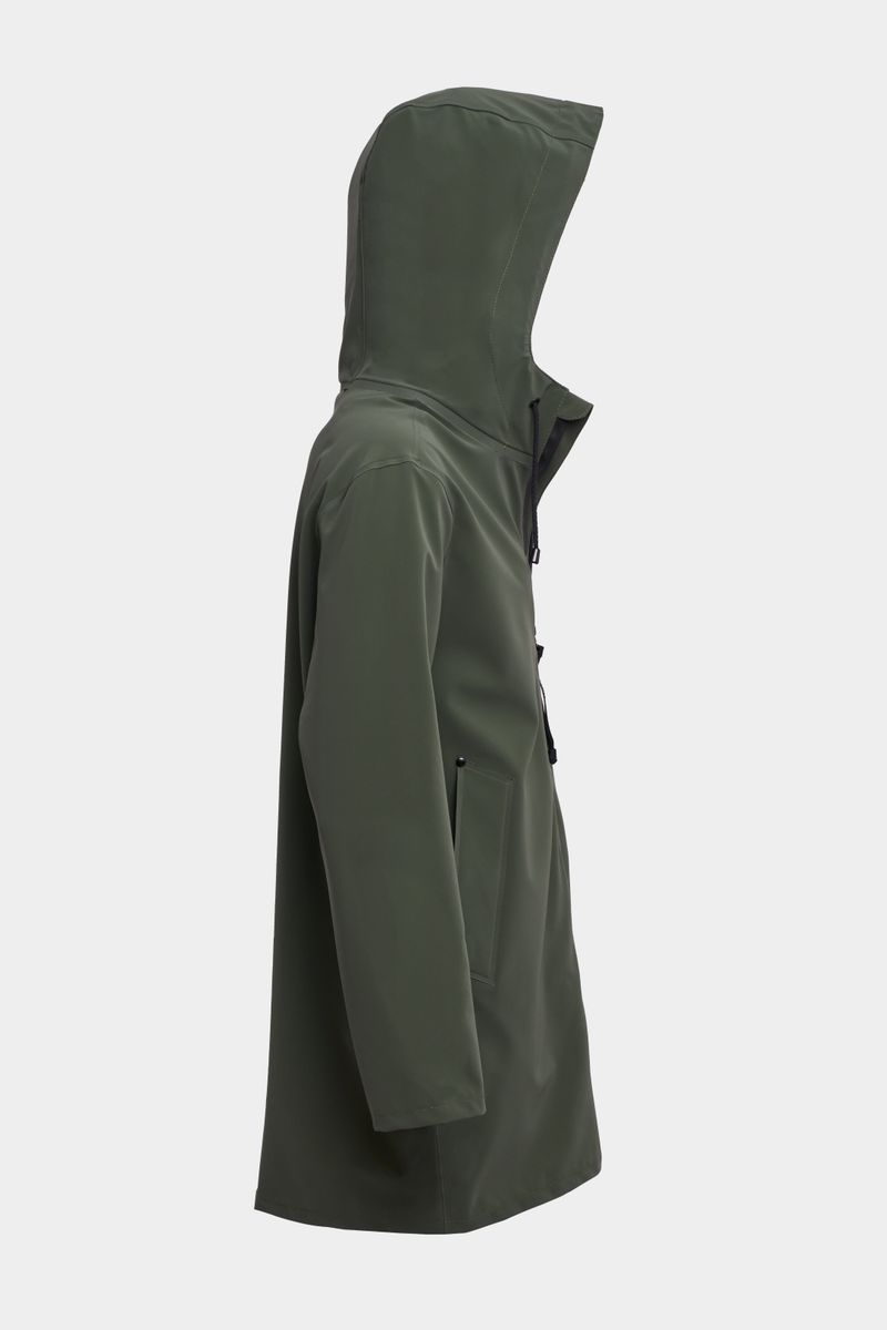 Stutterheim Stockholm Lightweight Matte Zip Raincoat