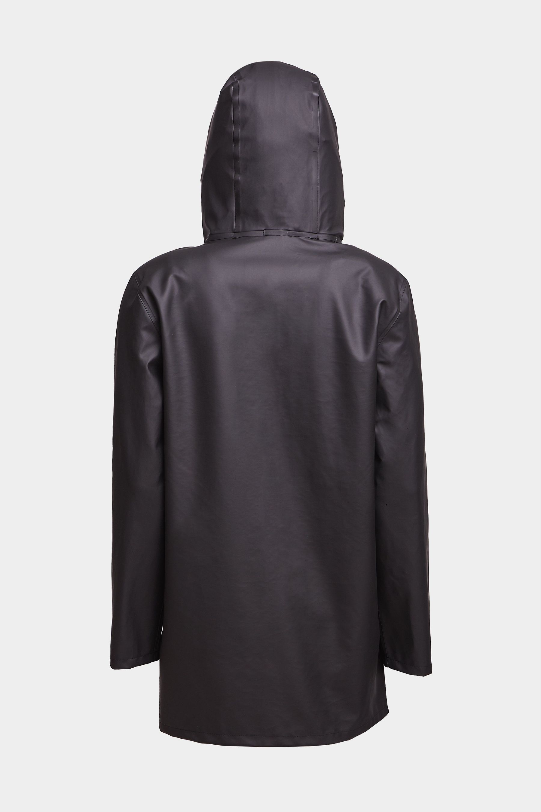 stutterheim stockholm lightweight zip raincoat black women jackets raincoats