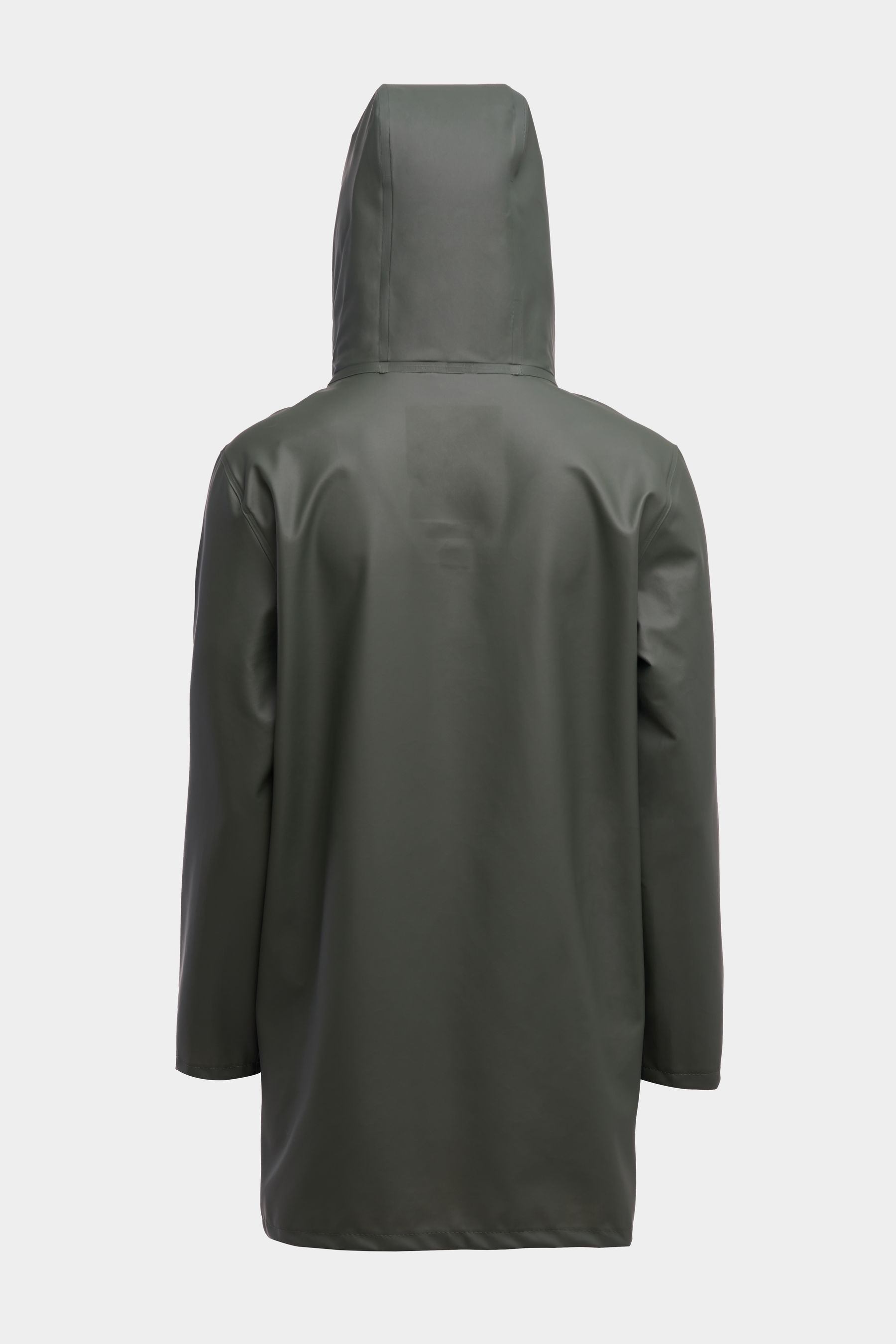 stutterheim stockholm lightweight zip raincoat green women jackets raincoats