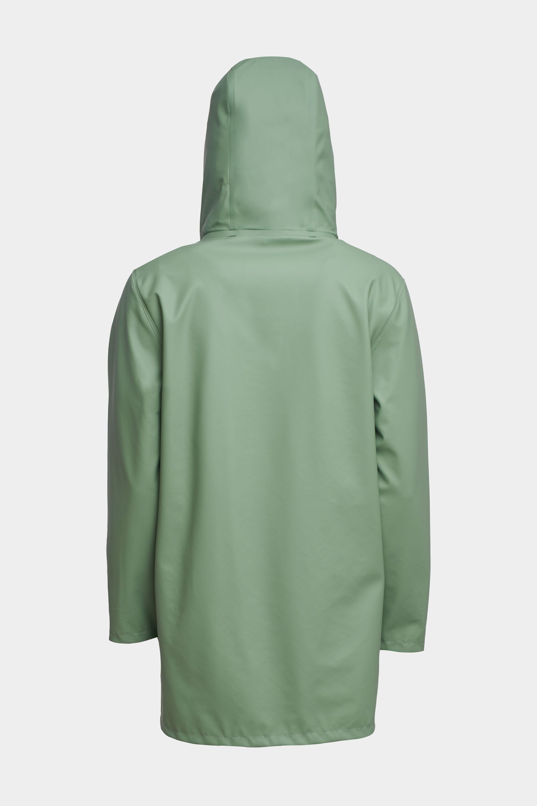stutterheim stockholm lightweight zip raincoat loden green women jackets raincoats