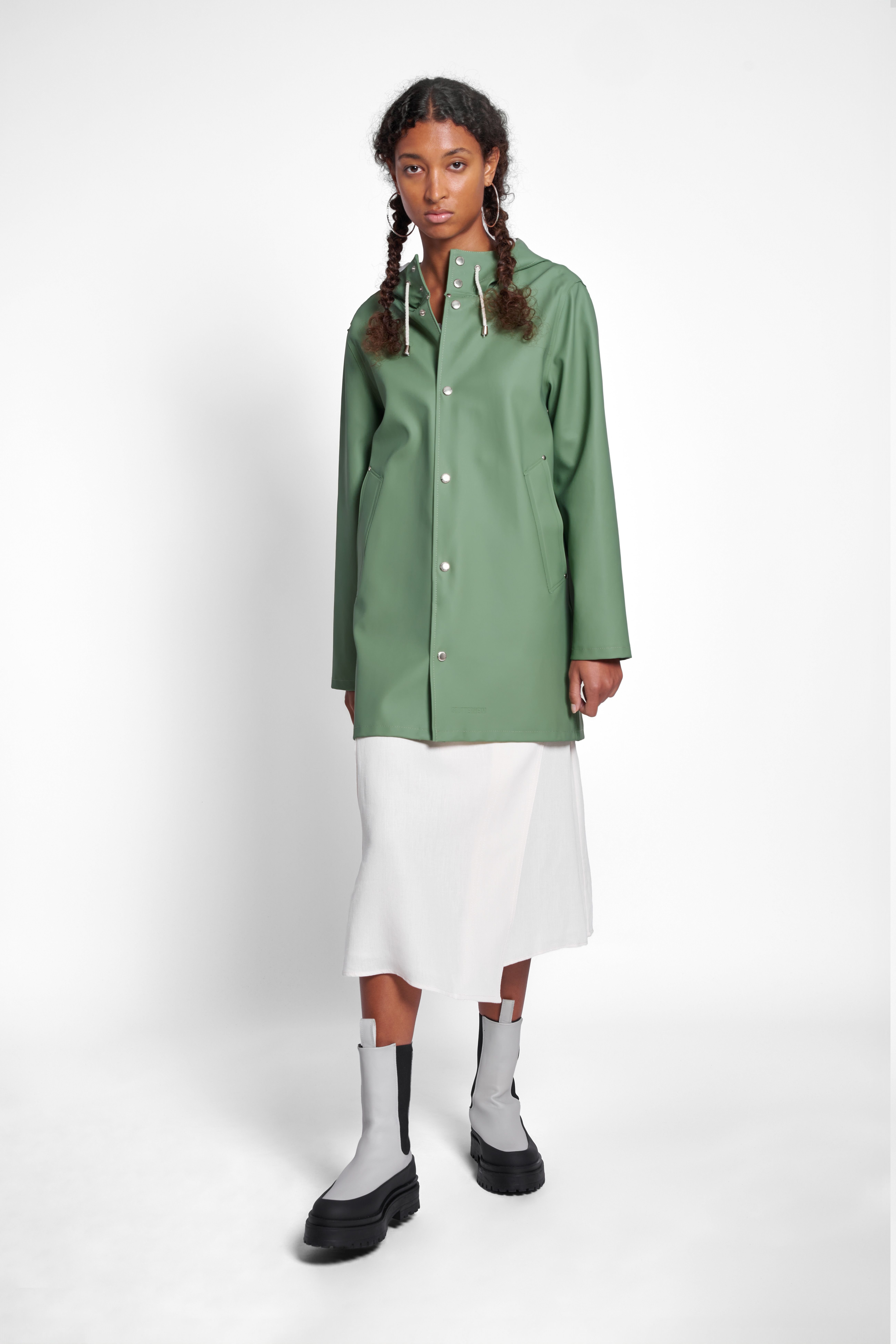 Stockholm Raincoat Loden Green STUTTERHEIM US