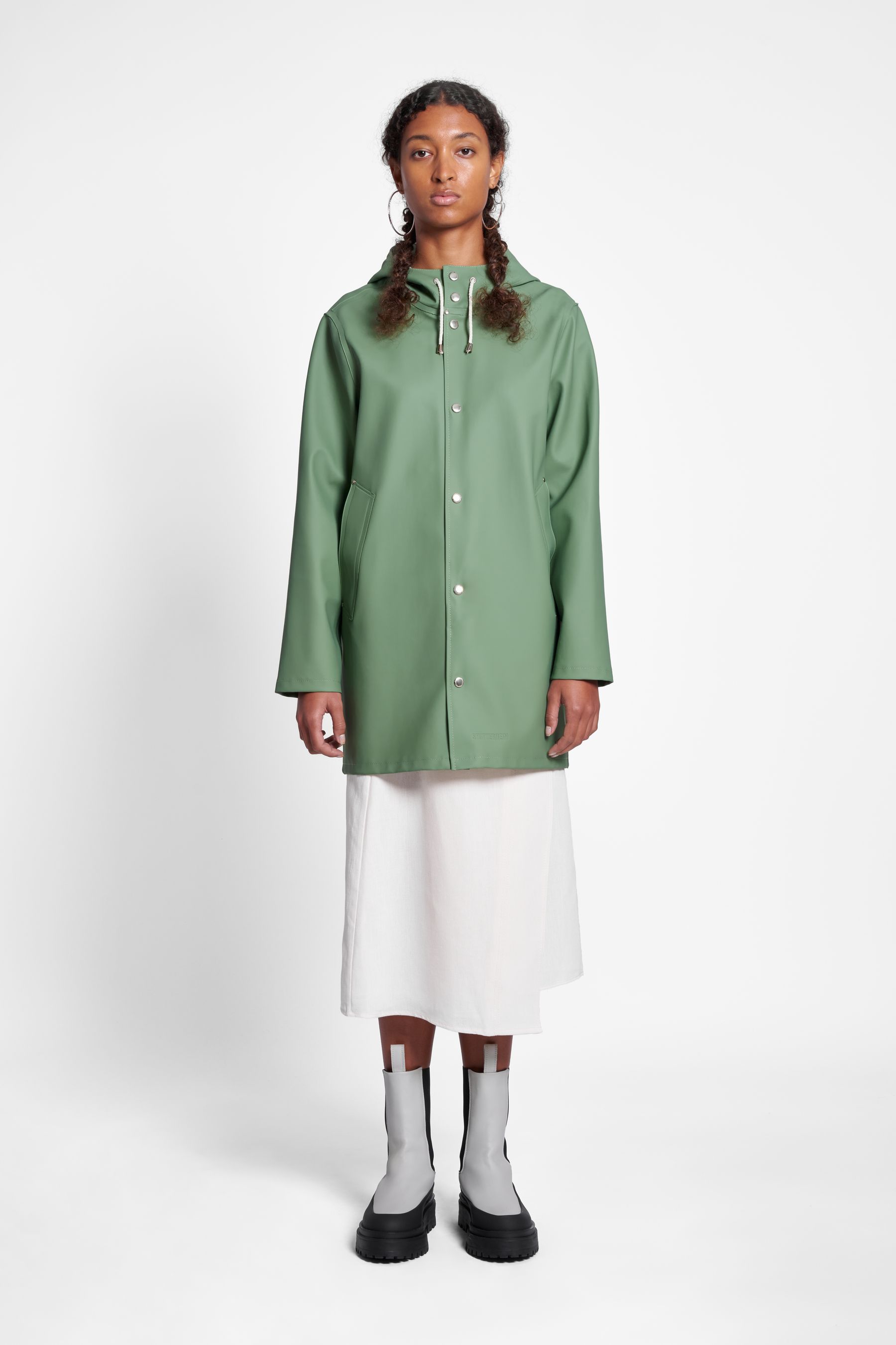 stutterheim stockholm raincoat loden green men jackets raincoats