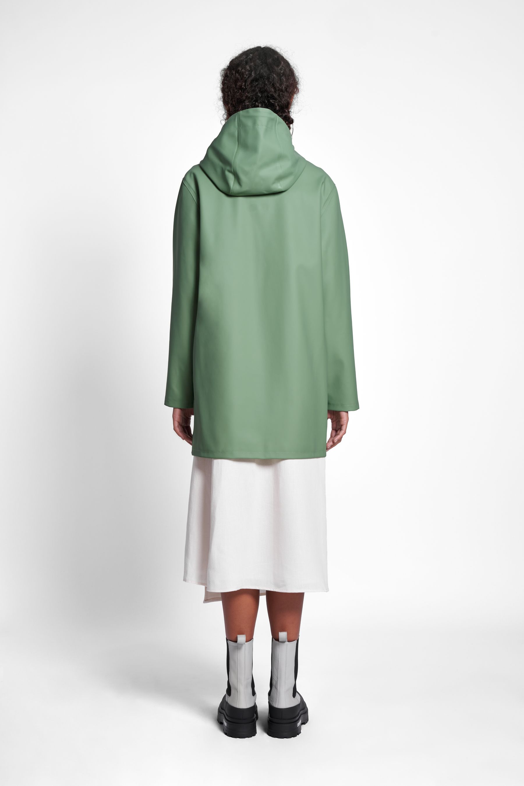 stutterheim stockholm raincoat loden green men jackets raincoats