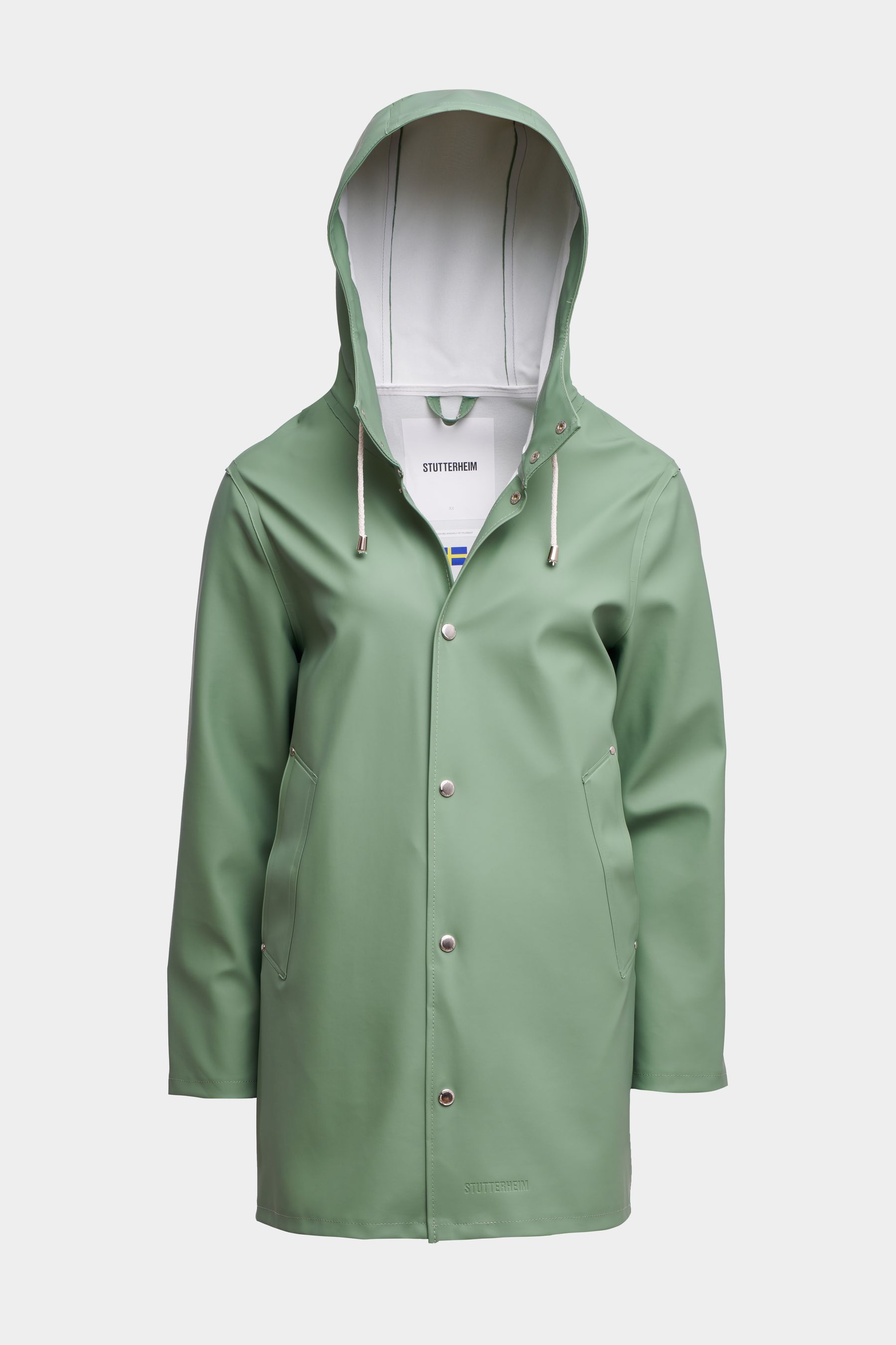 stutterheim stockholm raincoat loden green men jackets raincoats