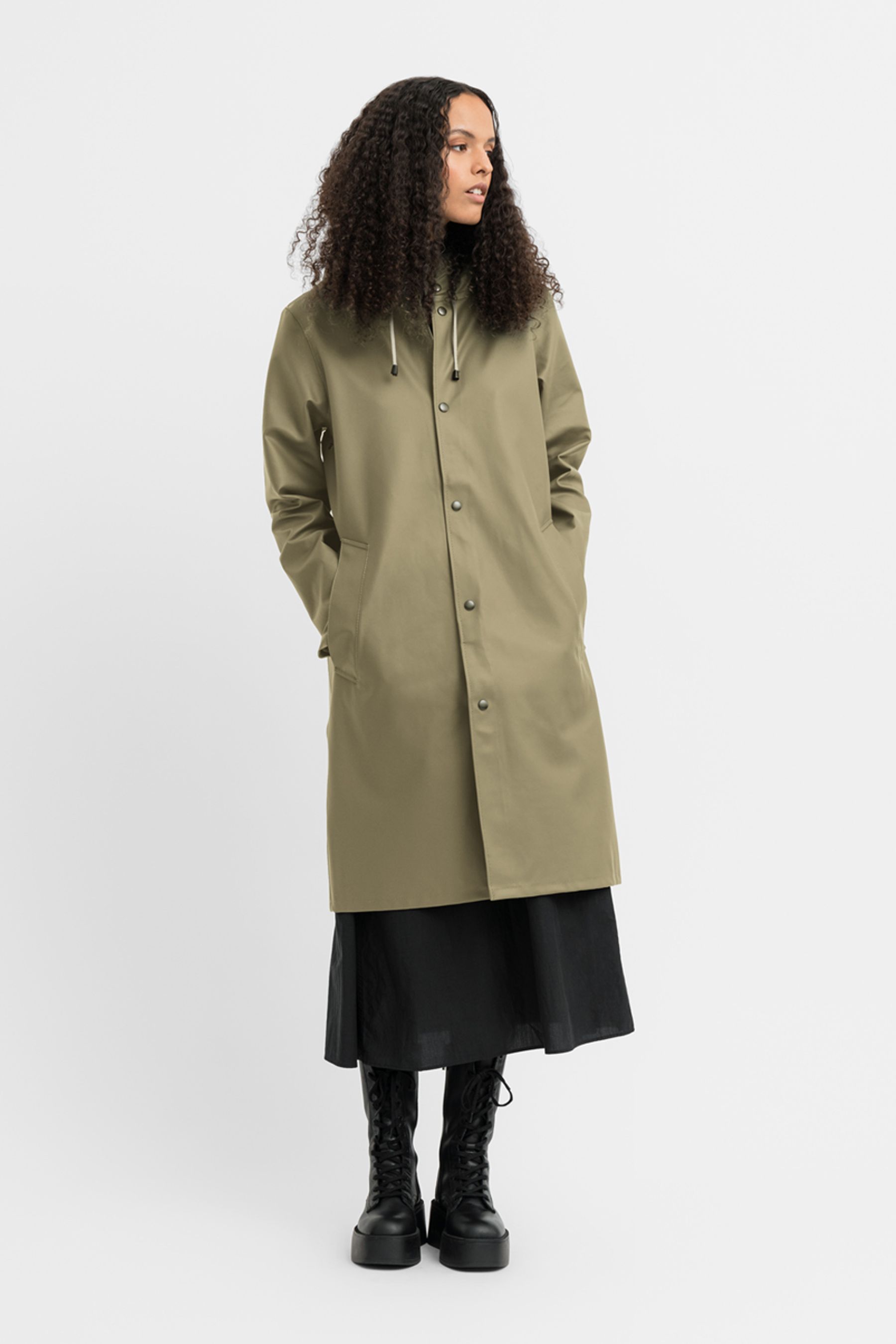 stutterheim stockholm long aloe men jackets raincoats