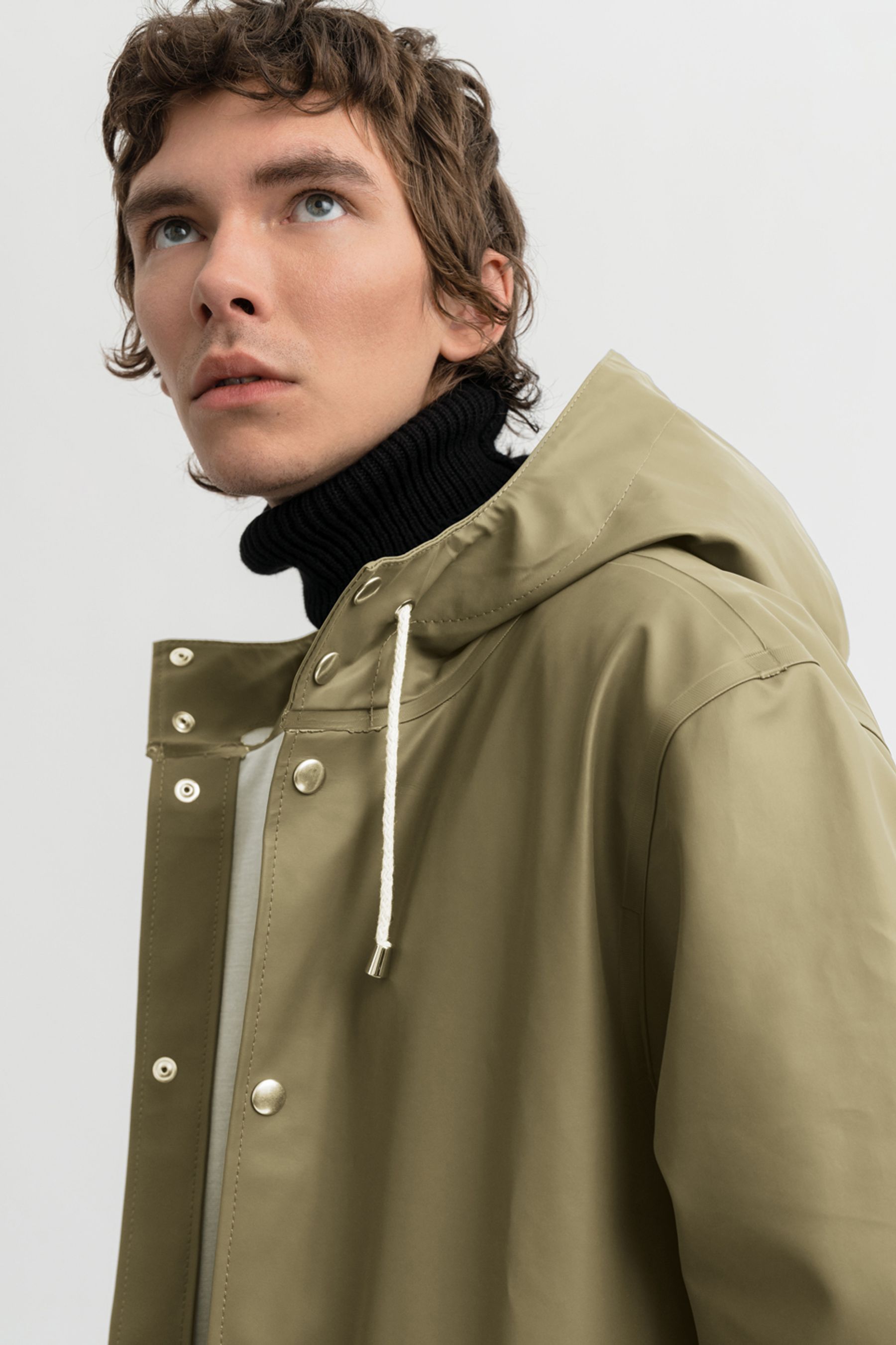 stutterheim stockholm long aloe men jackets raincoats