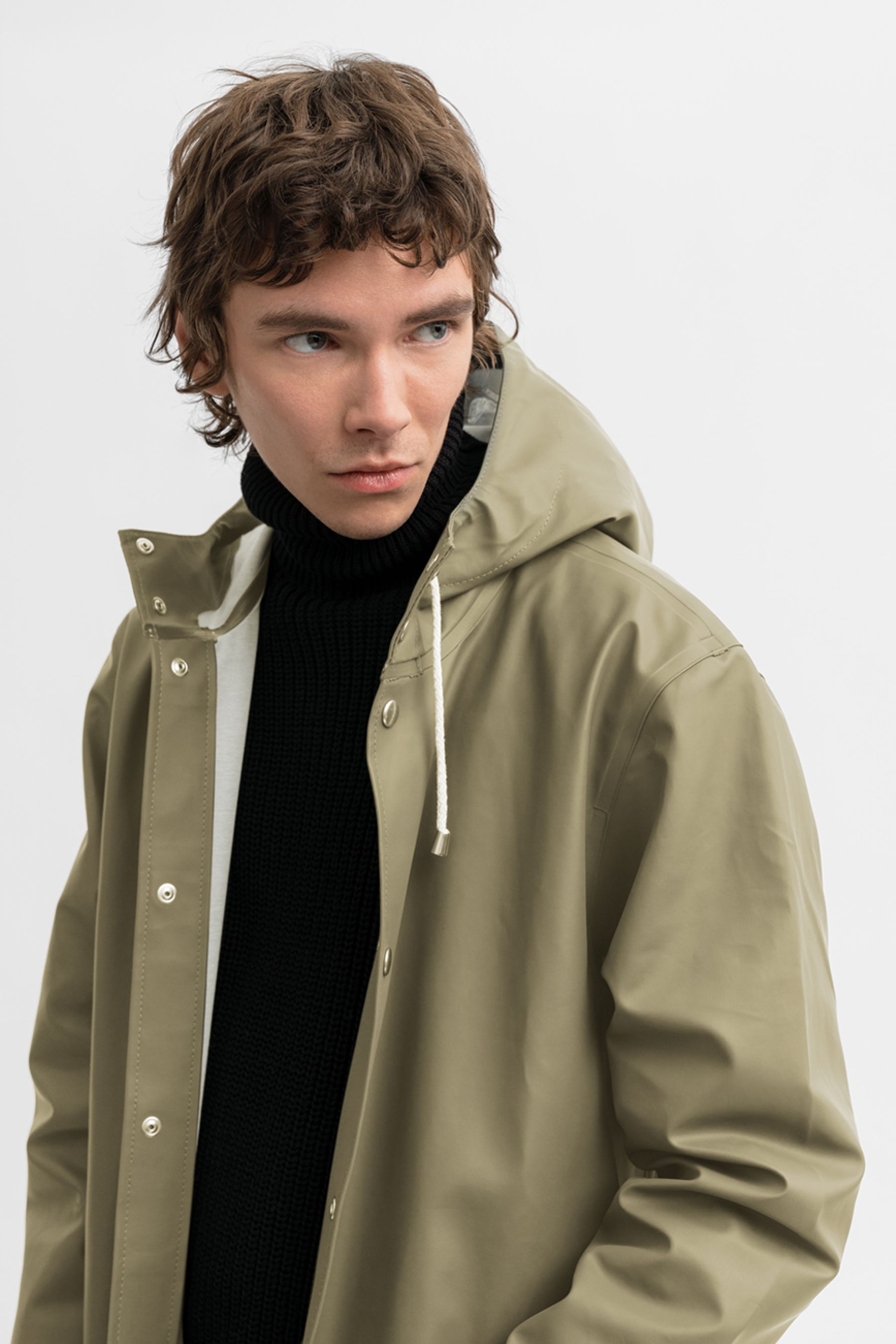 stutterheim stockholm long aloe men jackets raincoats