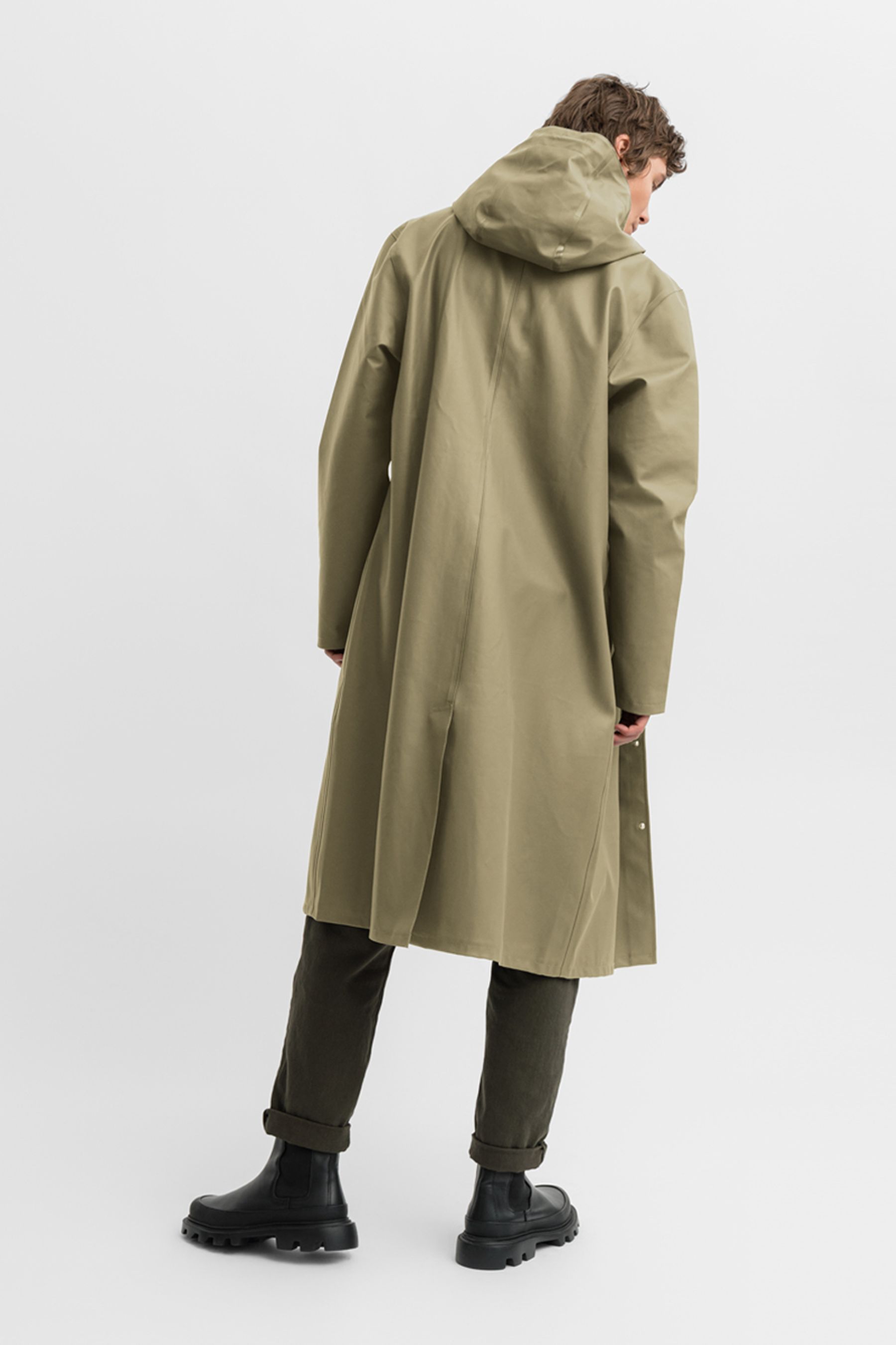 stutterheim stockholm long aloe men jackets raincoats