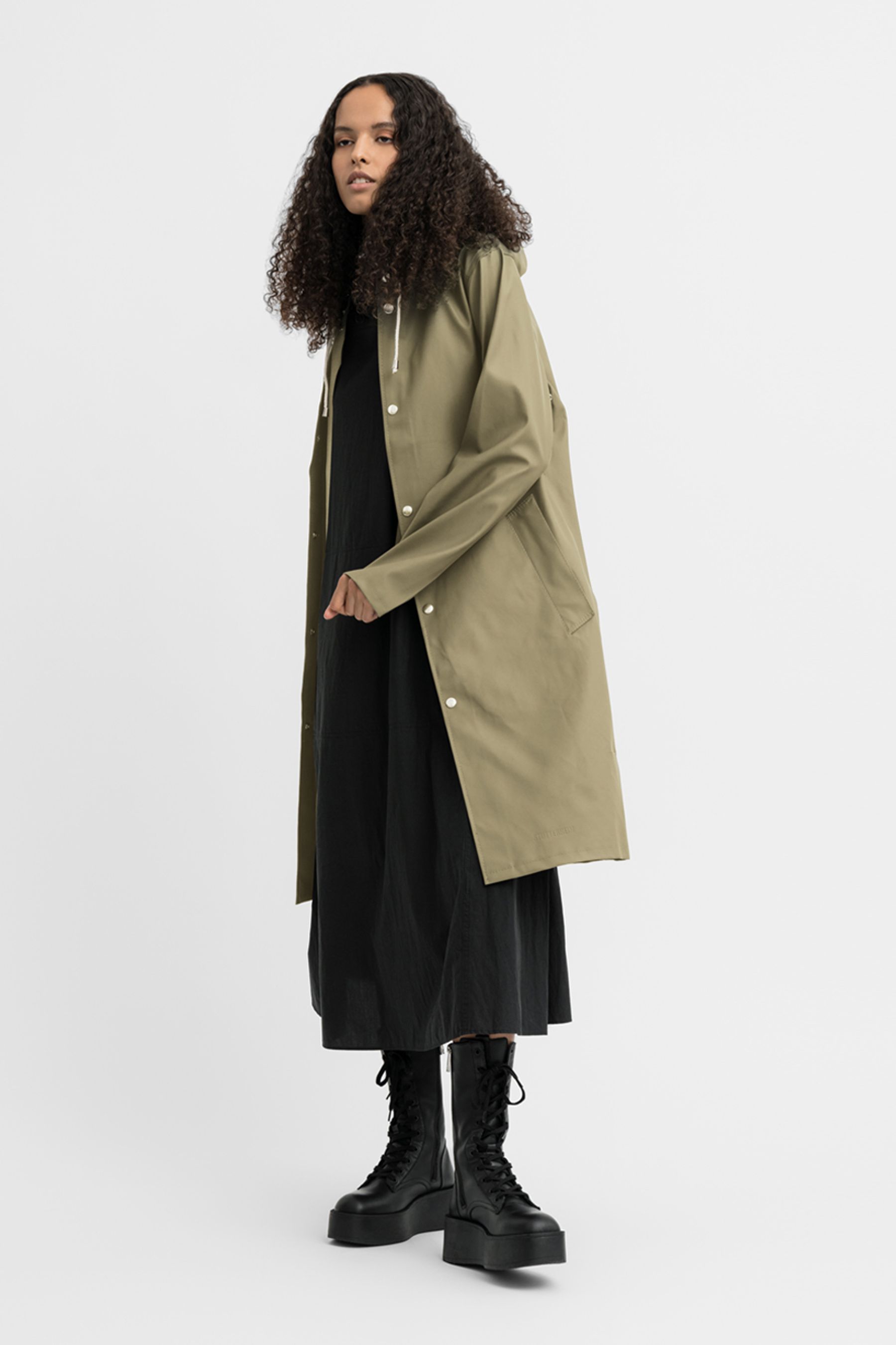 stutterheim stockholm long aloe men jackets raincoats