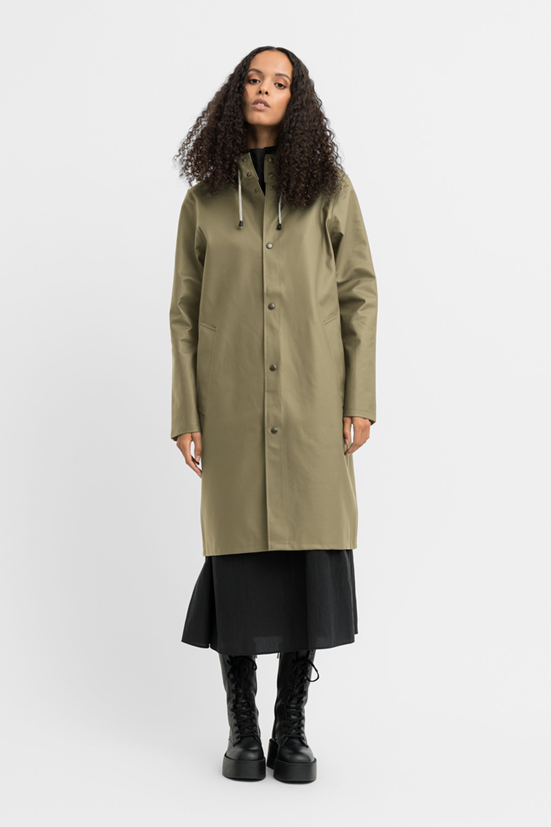 stutterheim stockholm long aloe men jackets raincoats