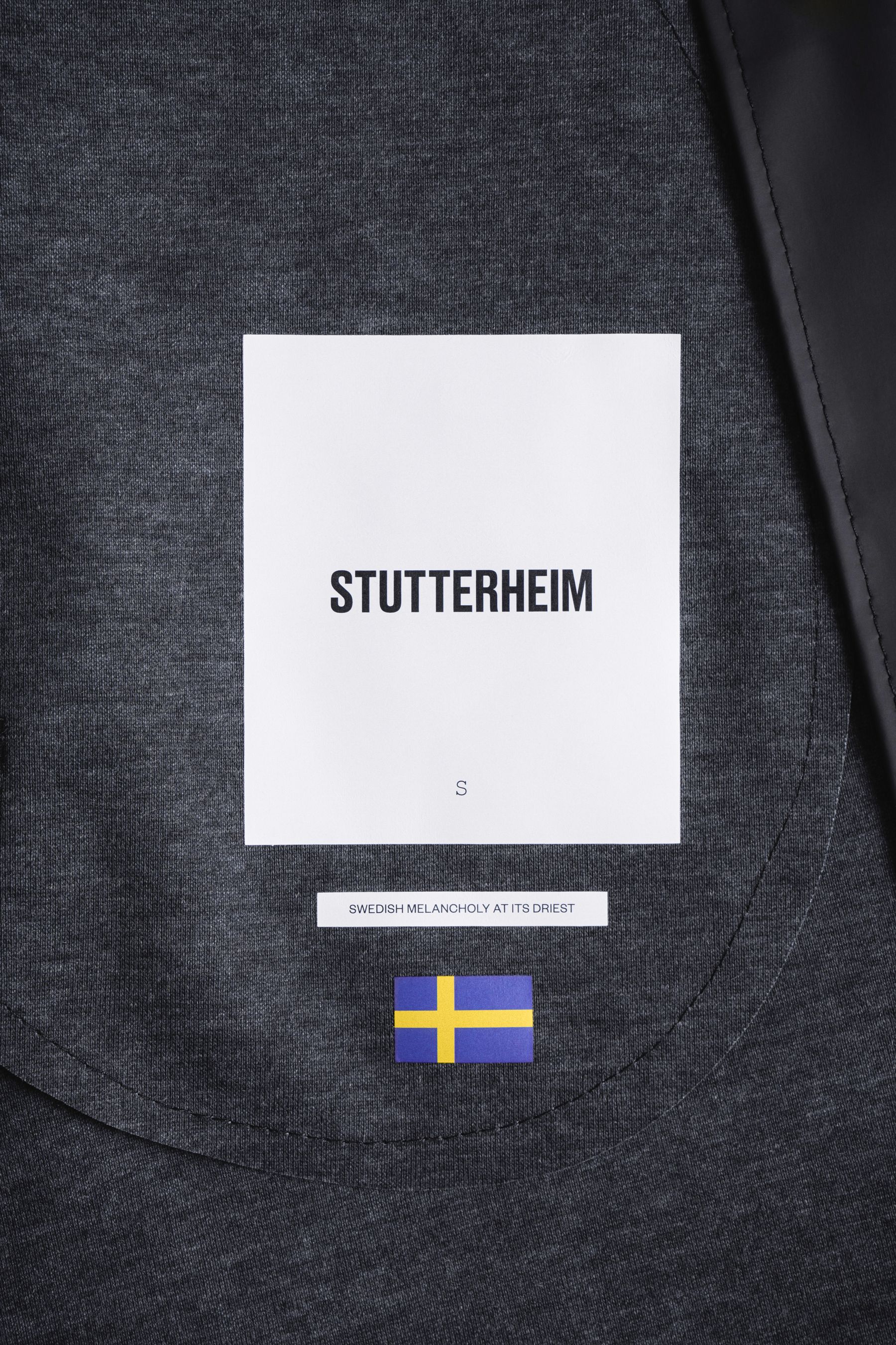 stutterheim stockholm long raincoat black men jackets raincoats