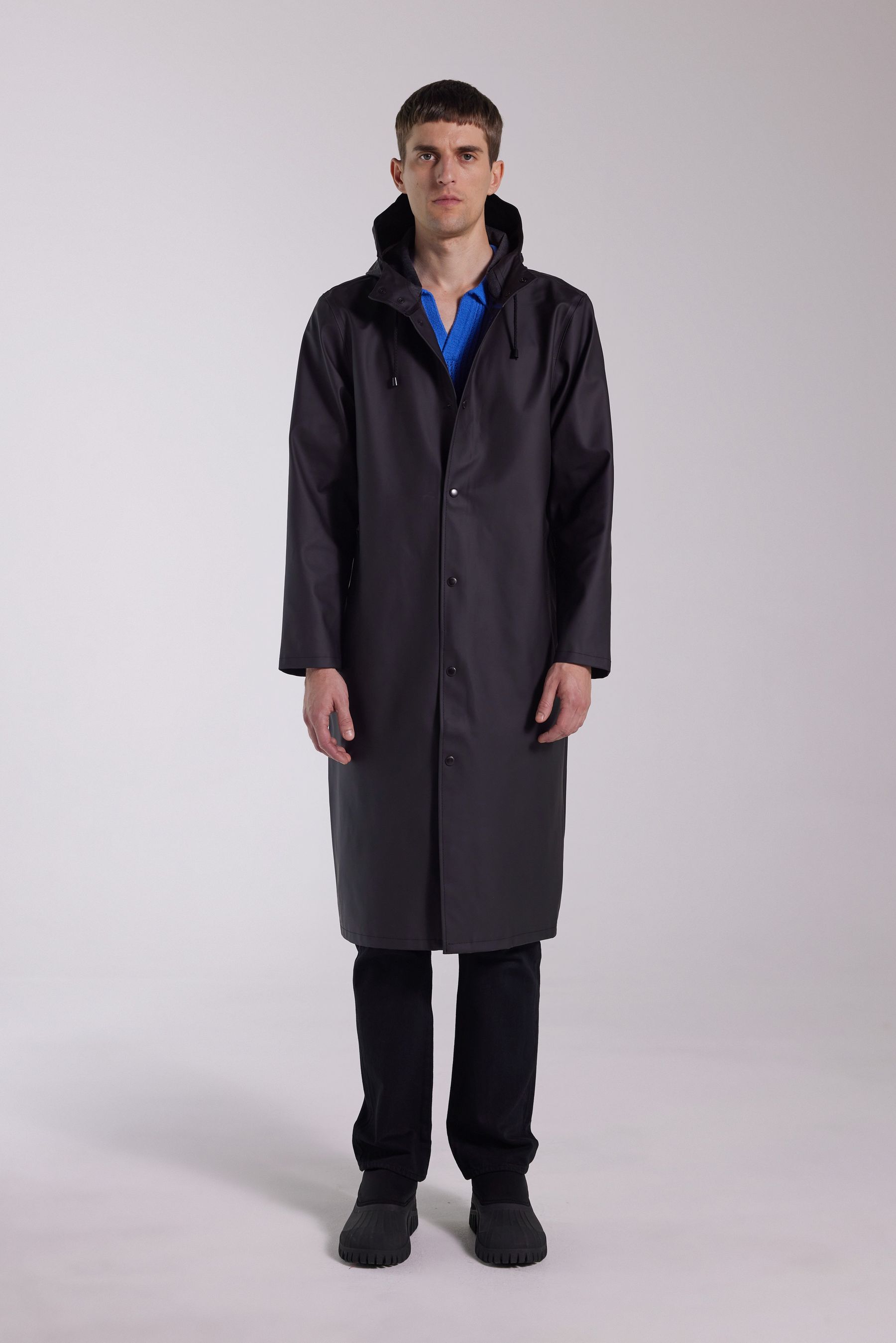 Stockholm Long Raincoat Black STUTTERHEIM US