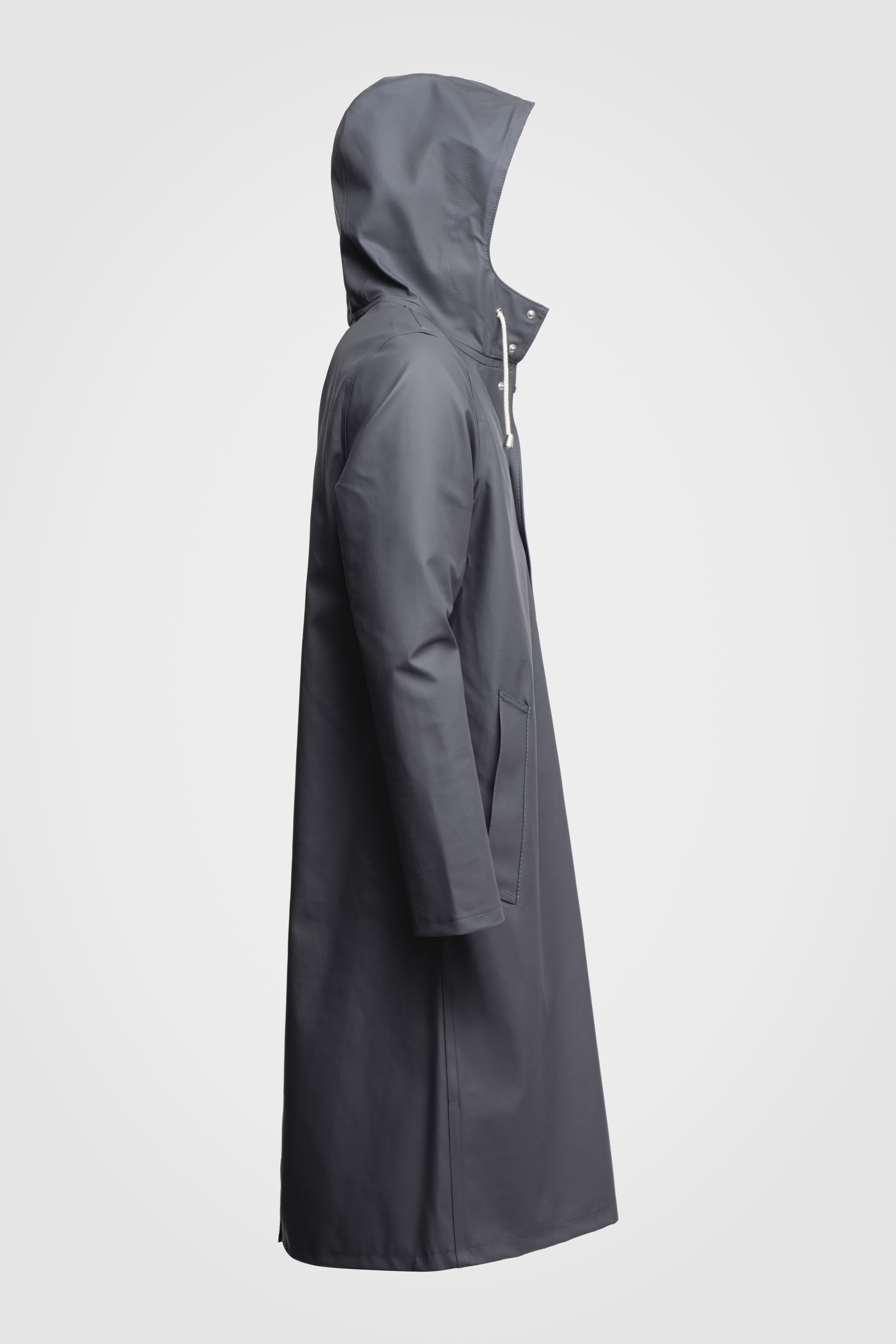 Stockholm Long Raincoat Charcoal