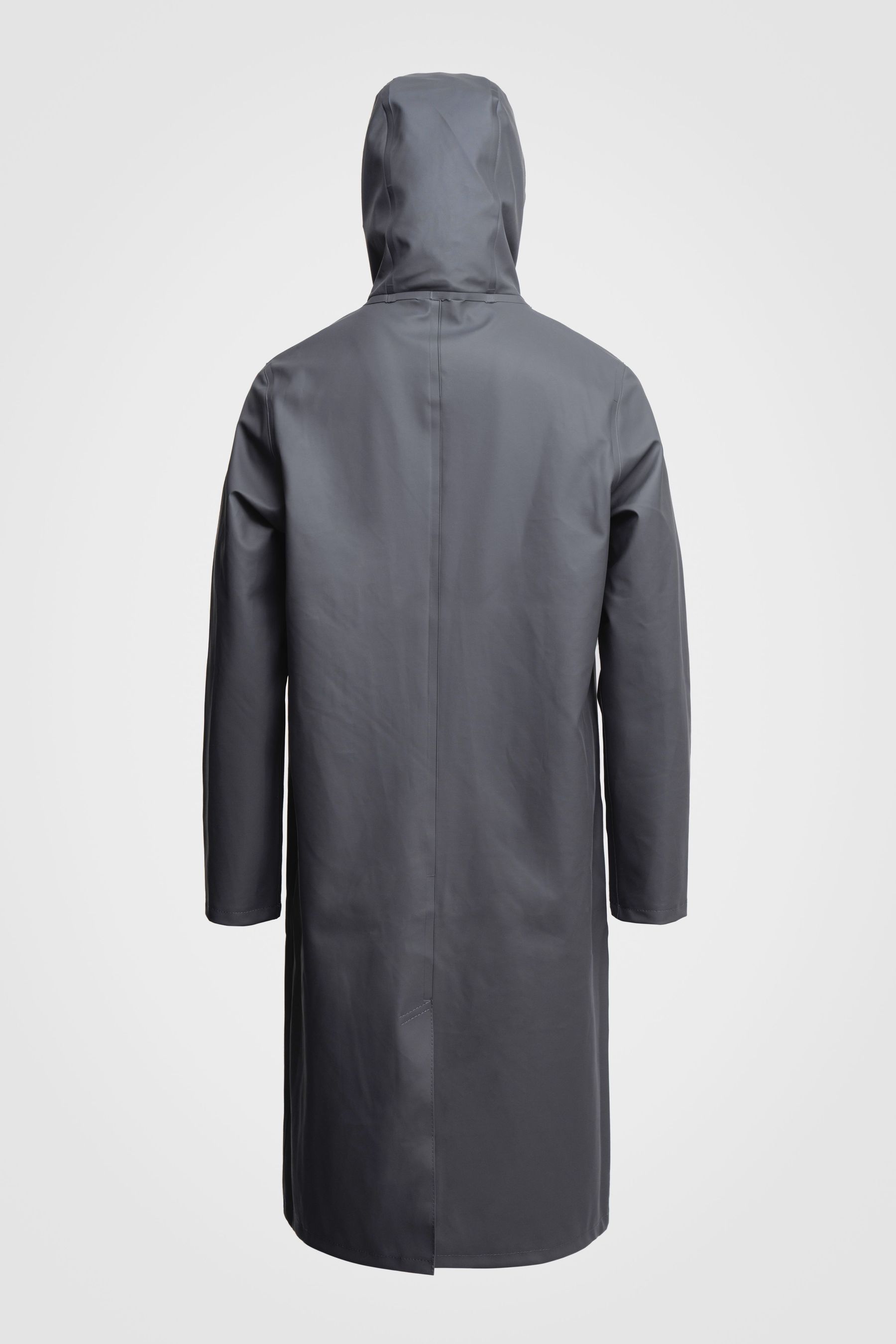 stutterheim stockholm long raincoat charcoal men jackets raincoats