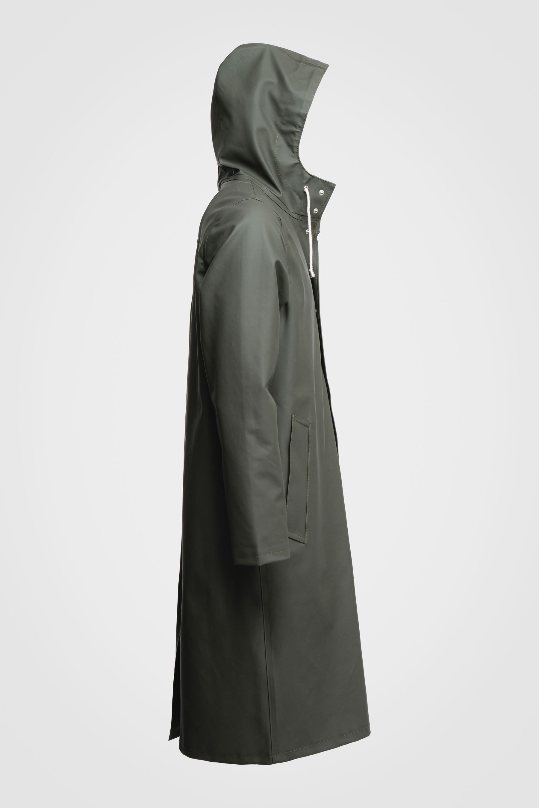 stutterheim stockholm long raincoat green men jackets raincoats