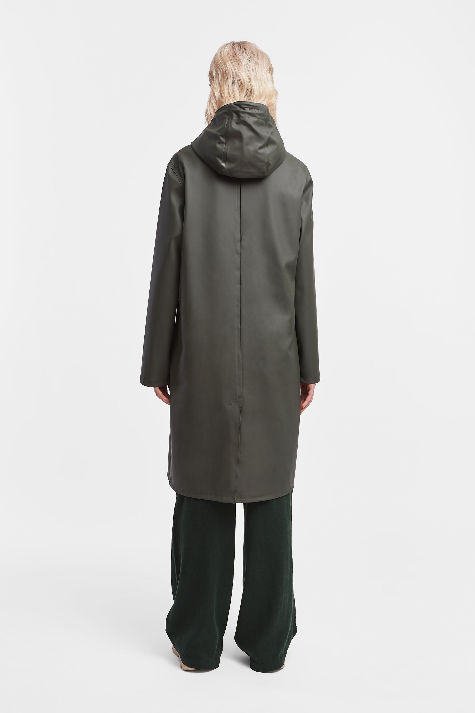 stutterheim stockholm long raincoat green men jackets raincoats