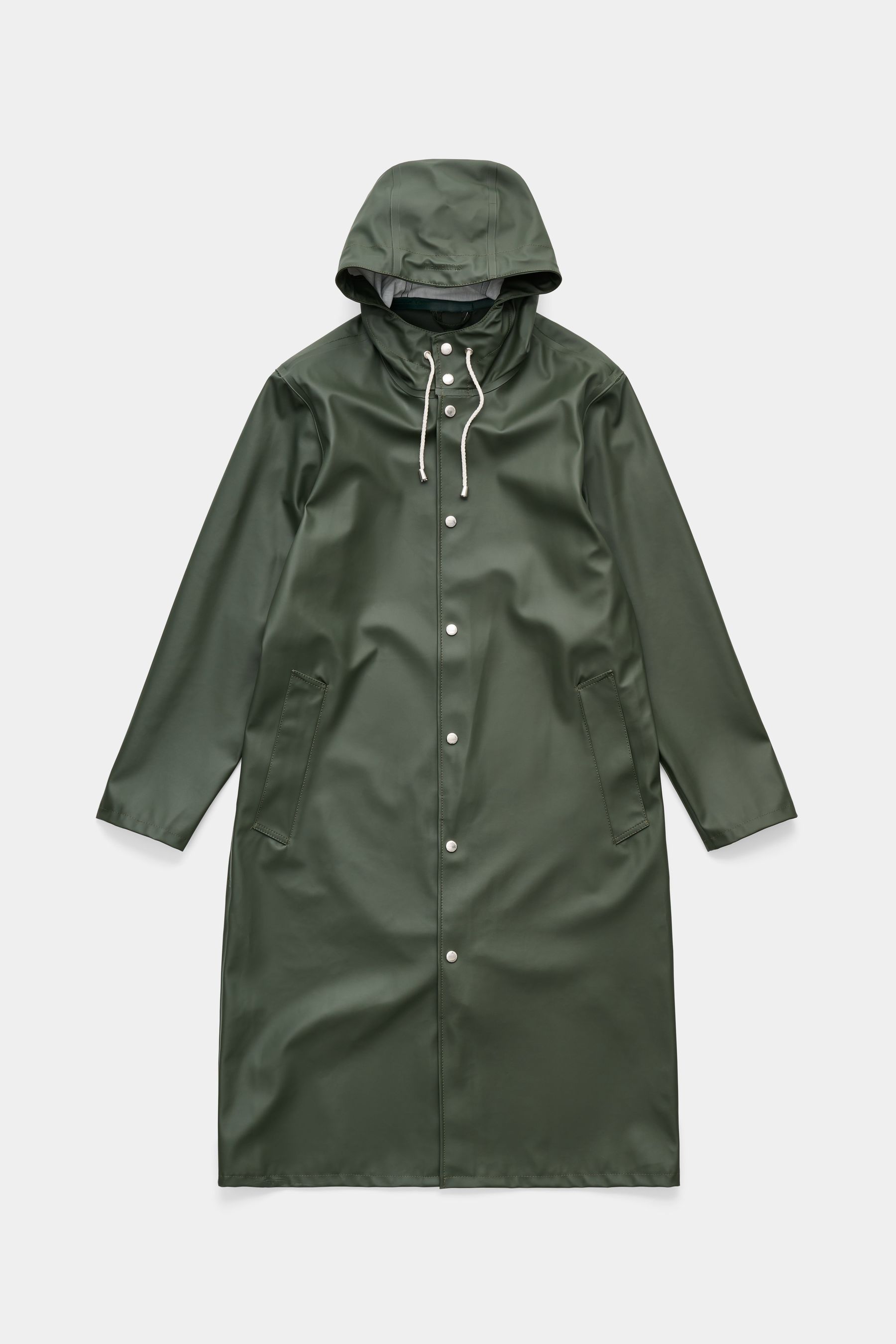 stutterheim stockholm long raincoat green men jackets raincoats