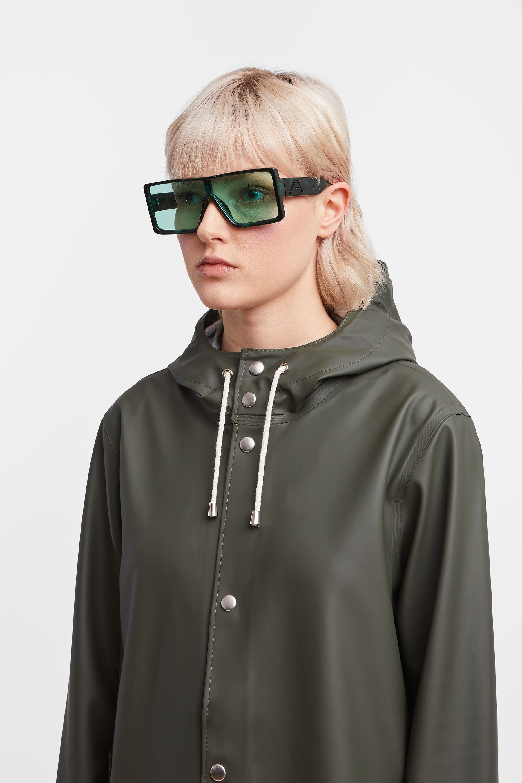 stutterheim stockholm long raincoat green men jackets raincoats