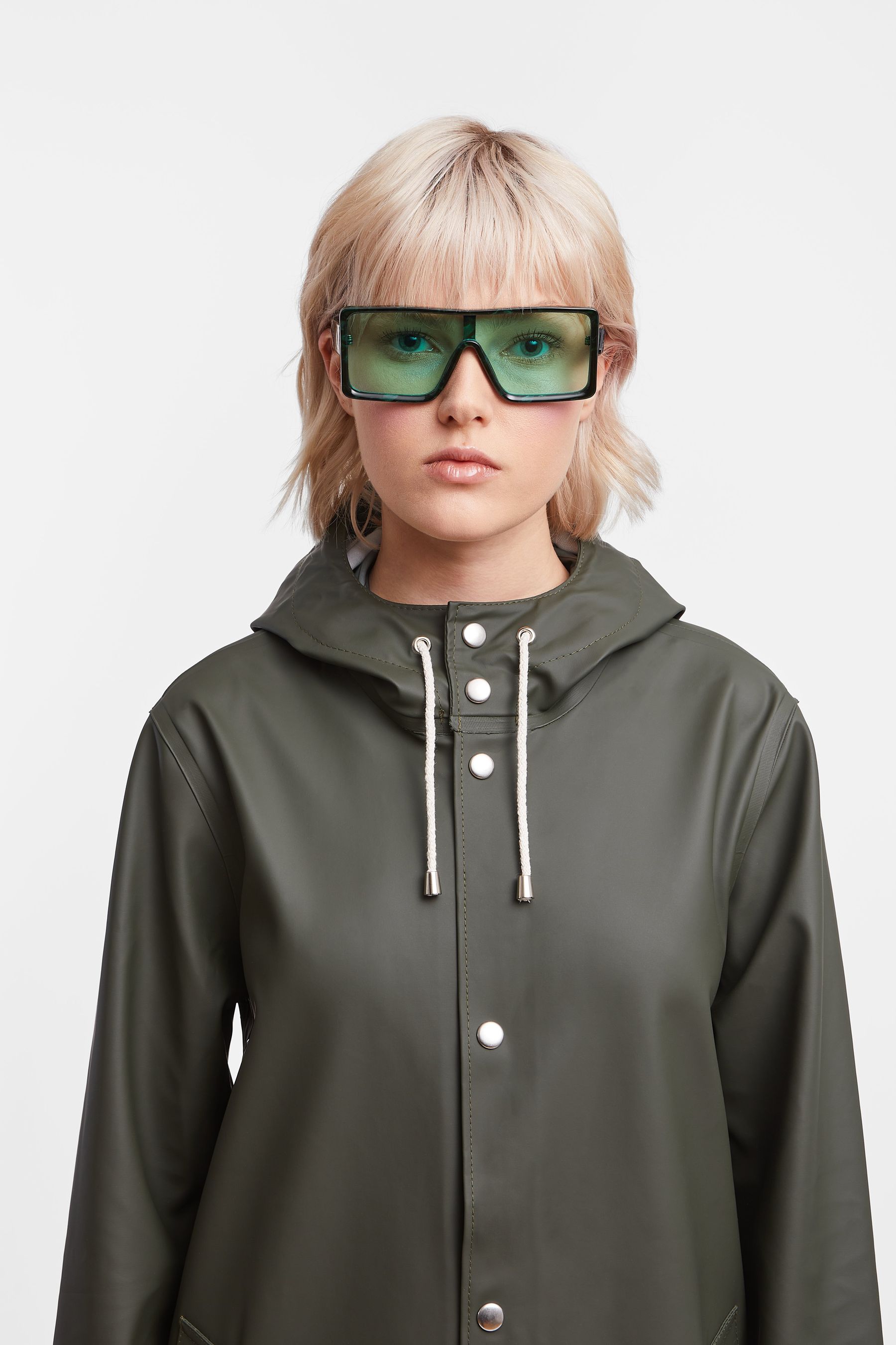 stutterheim stockholm long raincoat green men jackets raincoats