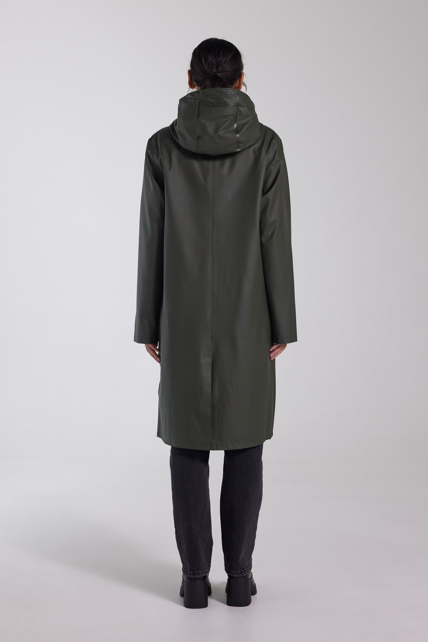 stutterheim stockholm long raincoat green men jackets raincoats