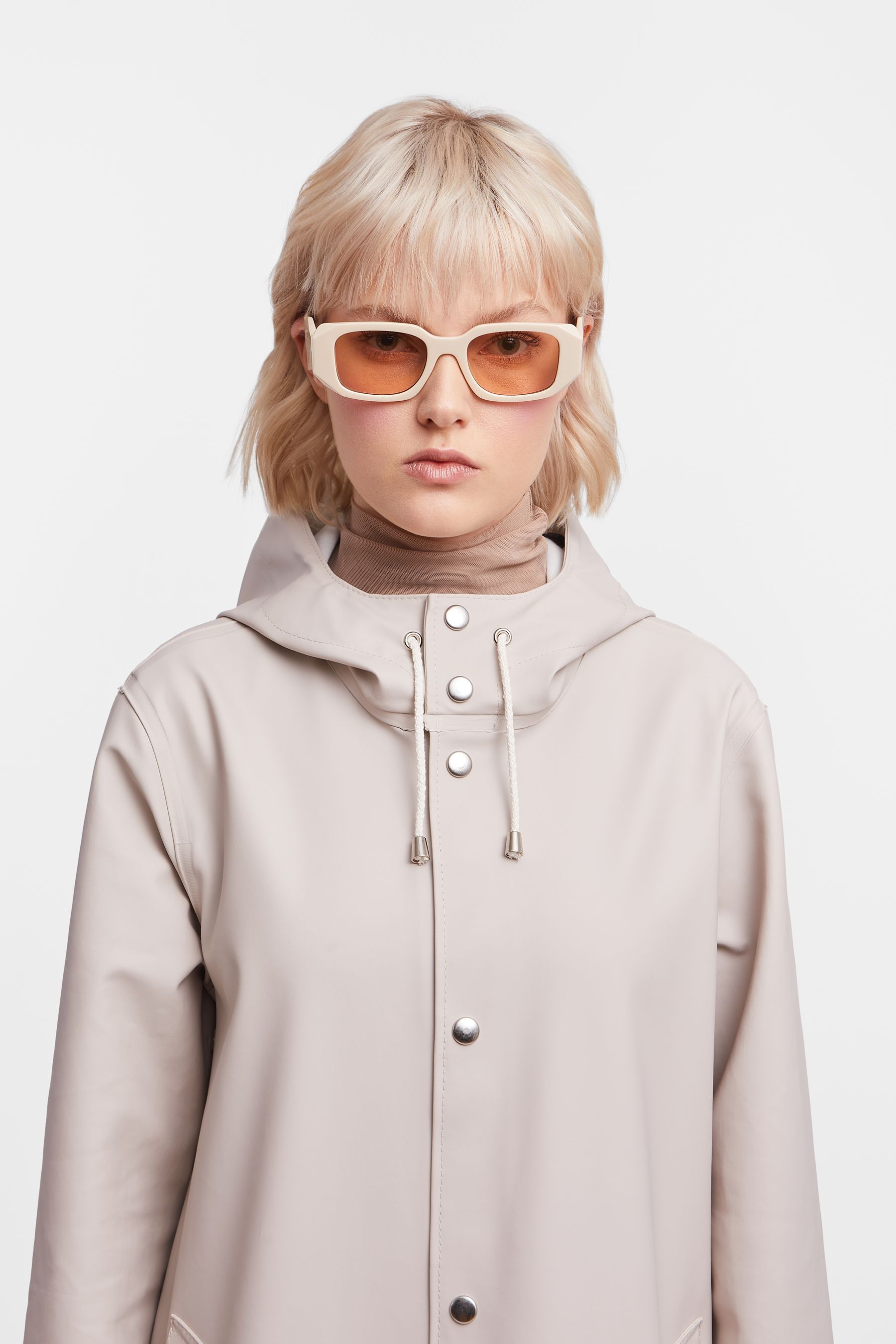 stutterheim stockholm long raincoat light sand men jackets raincoats