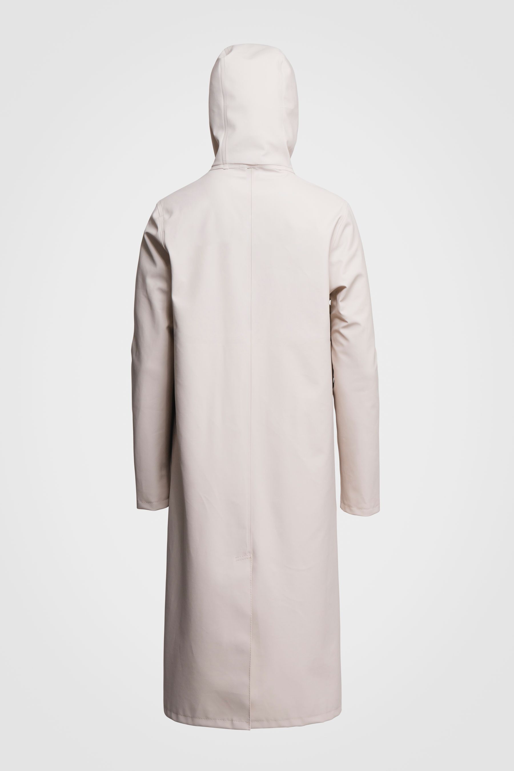stutterheim stockholm long raincoat light sand men jackets raincoats