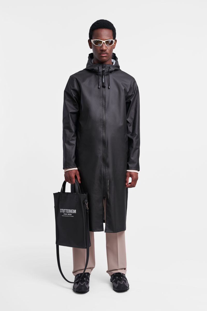 Stutterheim Stockholm Long Lightweight Zip Raincoat