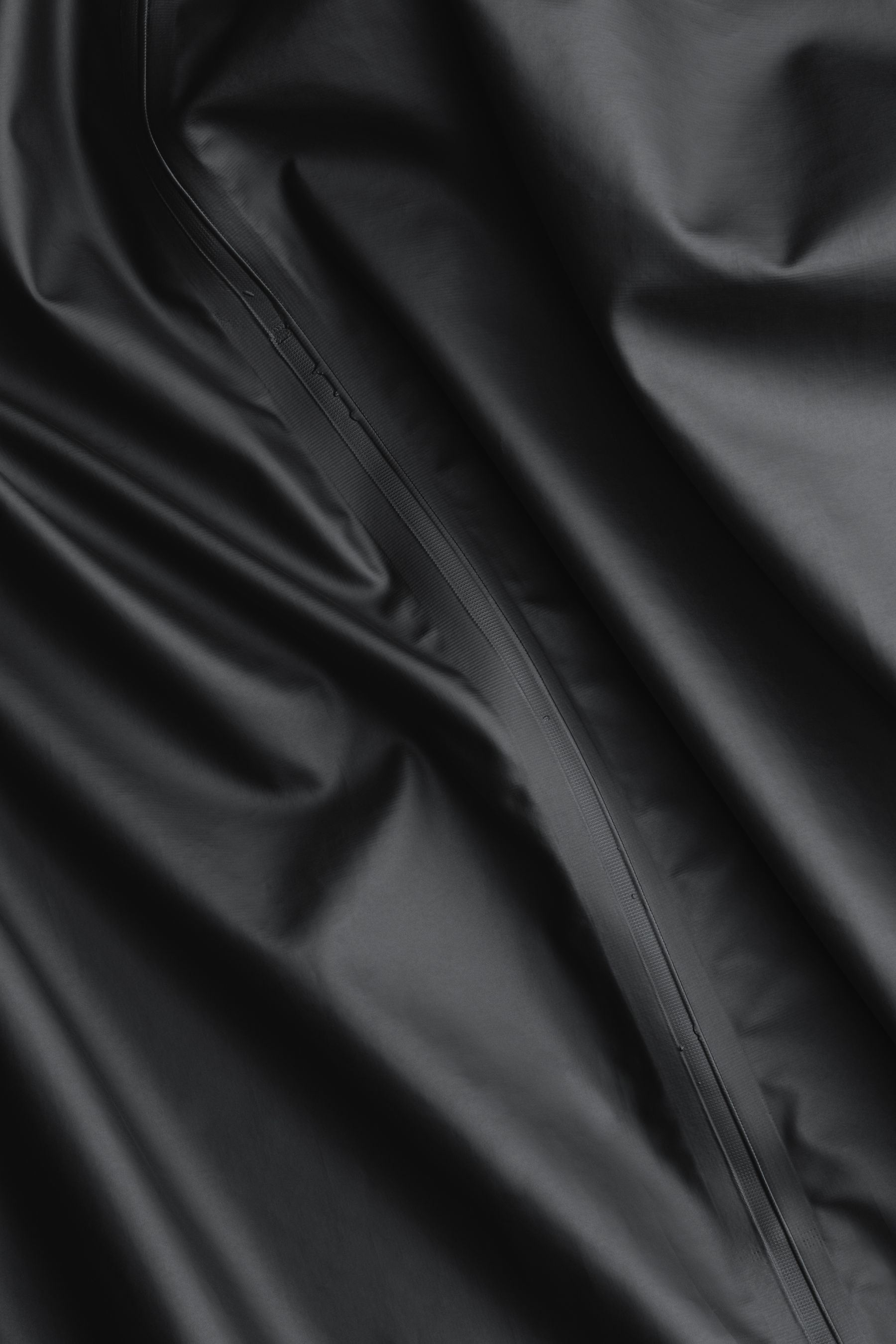 stutterheim stockholm long lightweight zip raincoat black men jackets raincoats
